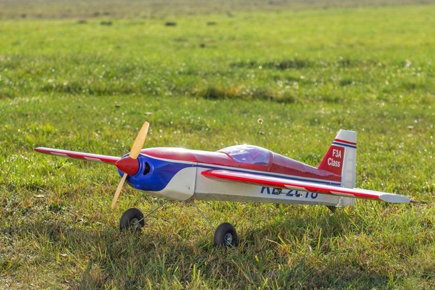 RC Plane on Grass — Hobby Shop in Lismore, NSW