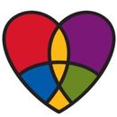 RIC logo like a stained glass heart