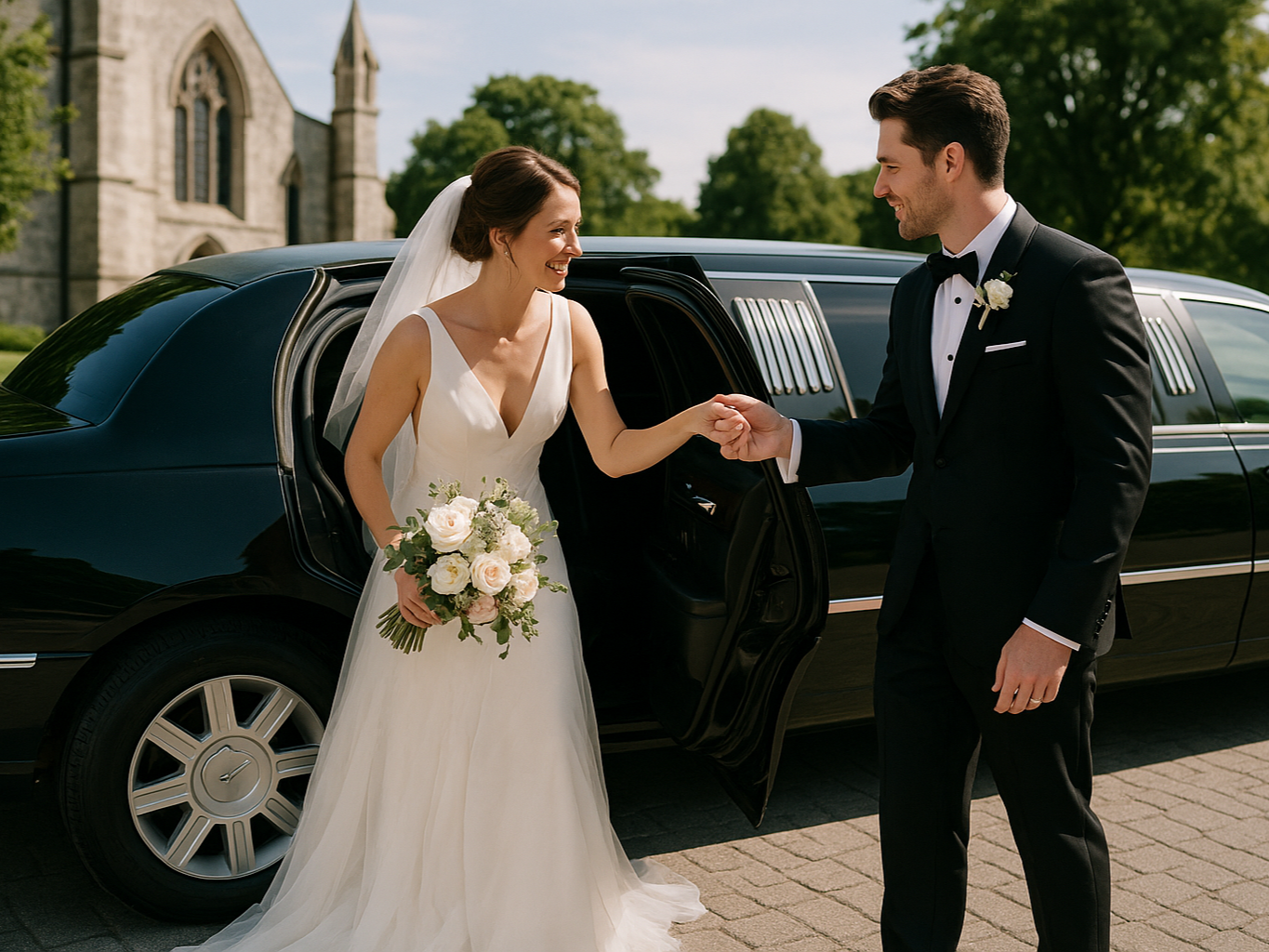 Wedding limo in Merrillville bille