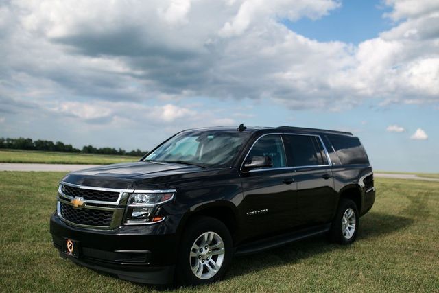 Black Chevy Suburban for professional transportation