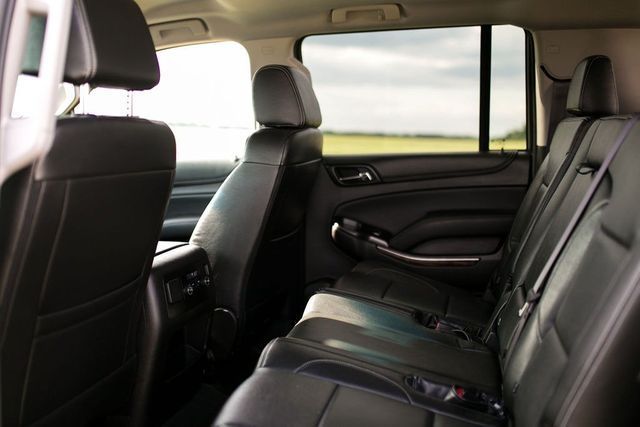 Chevy Suburban with leather seats for luxury travel