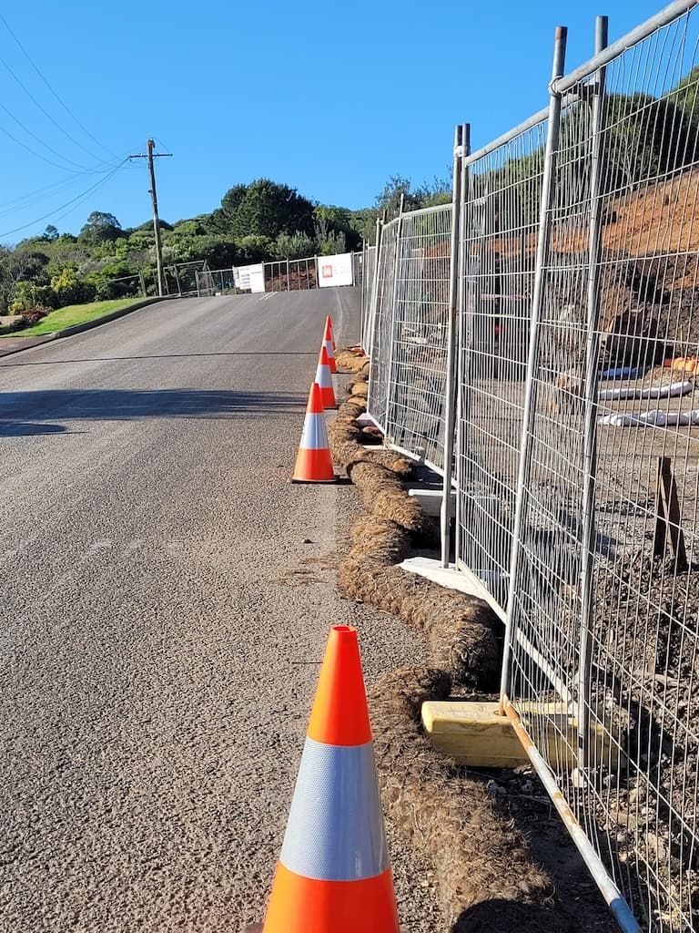 Site Construction Fence — Responsive Traffic Management in the Hunter Valley, NSW