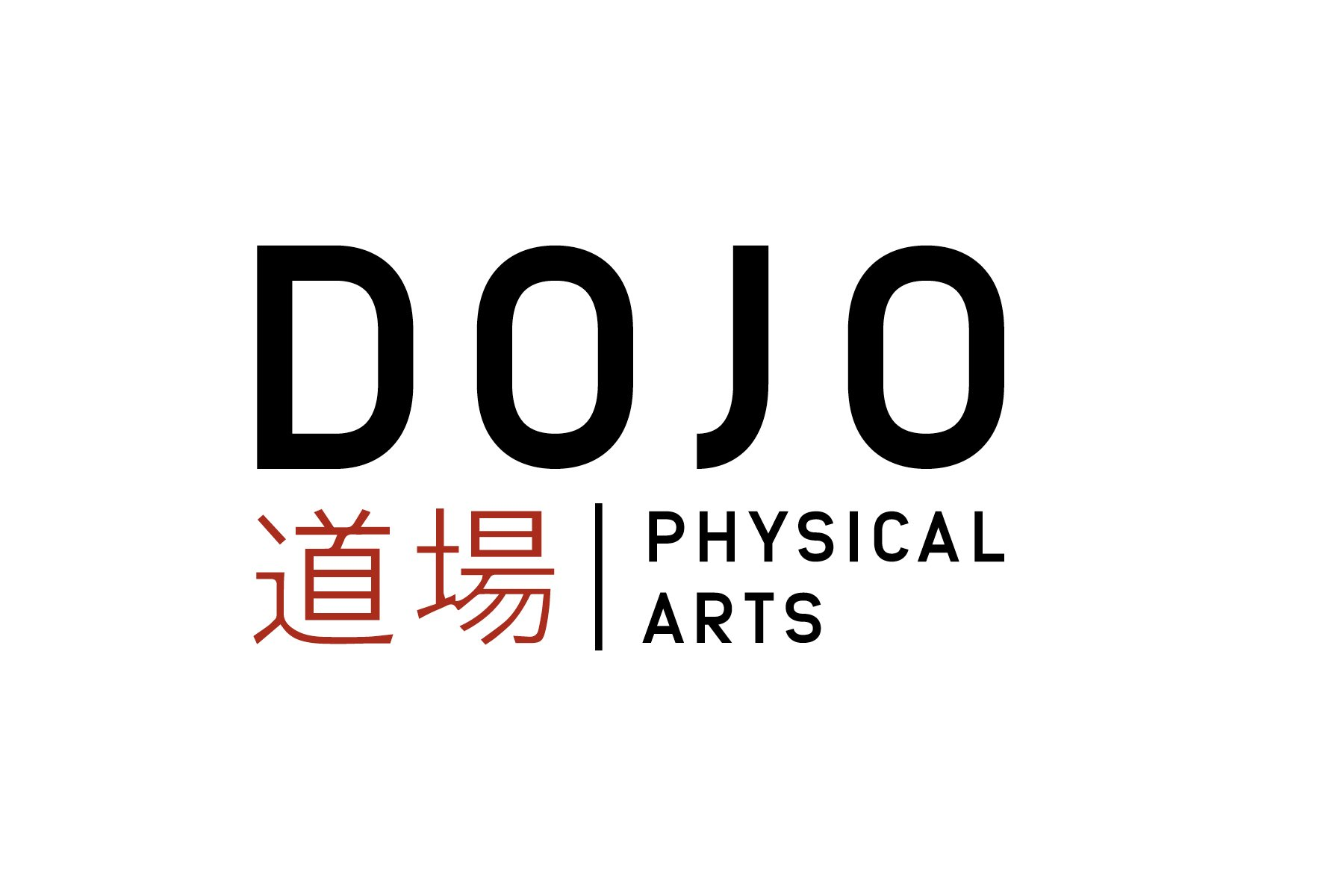 a black and white logo for dojo physical arts