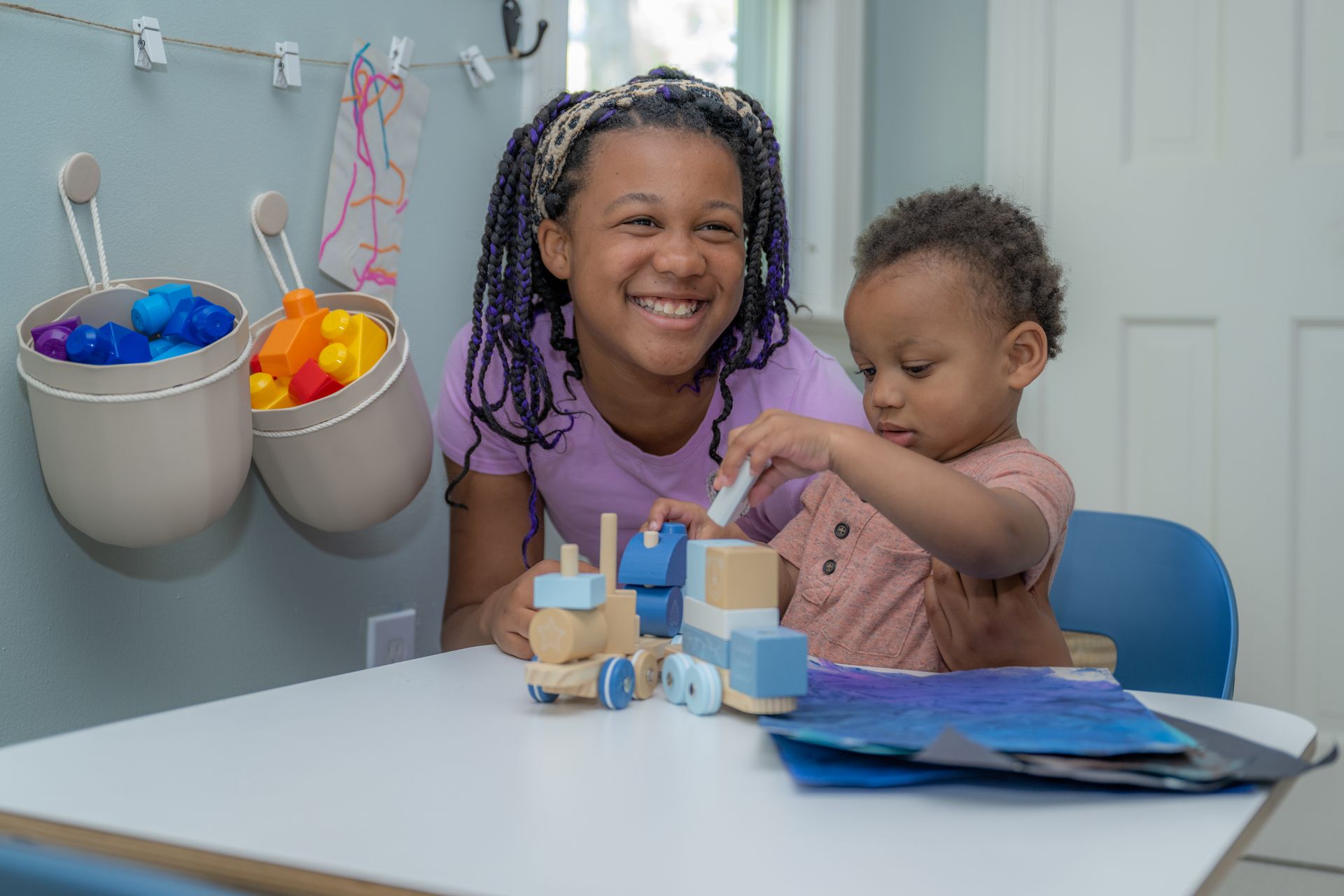 The ORC Spring design project, 2 children