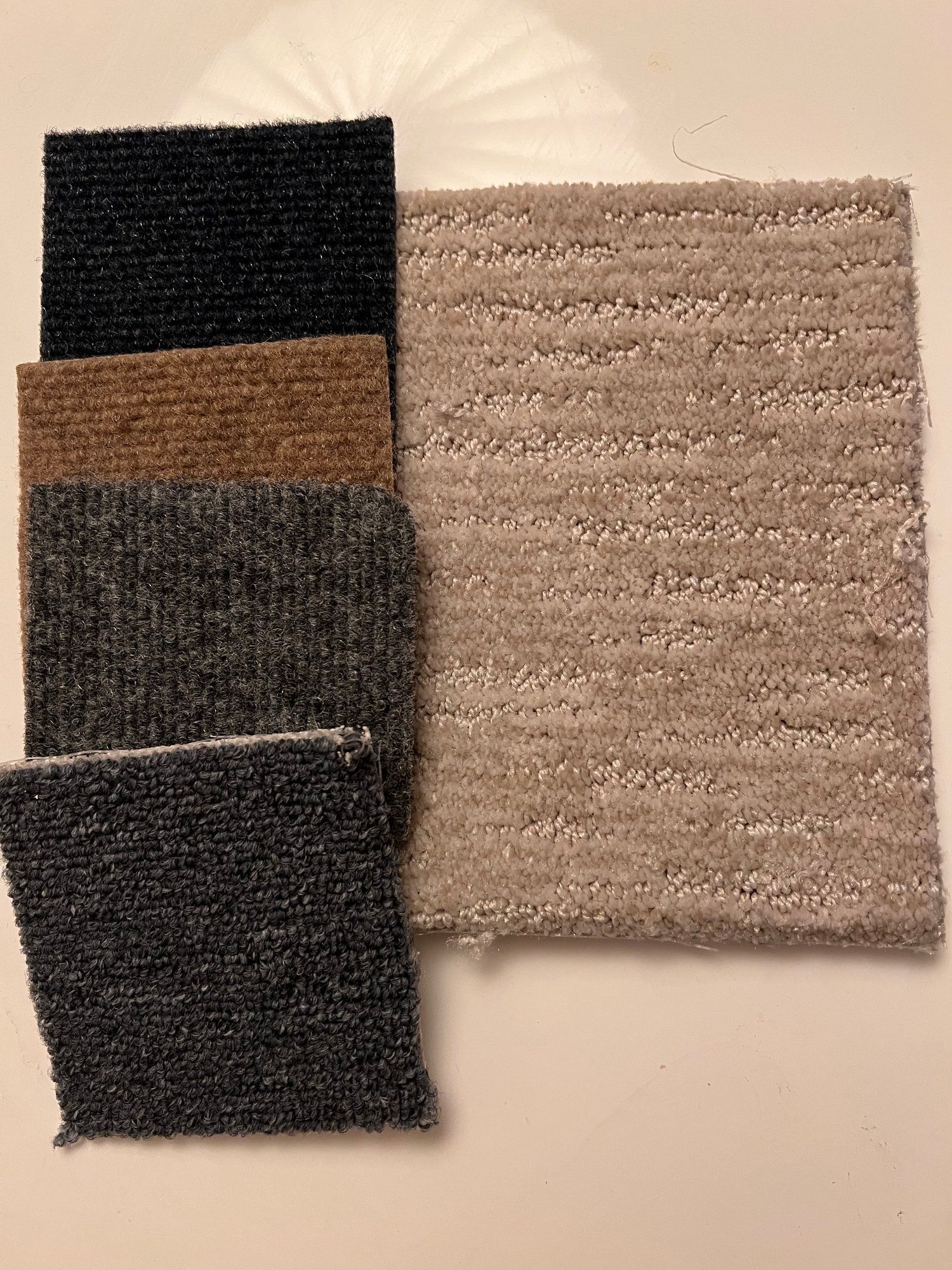 Home Depot carpet samples