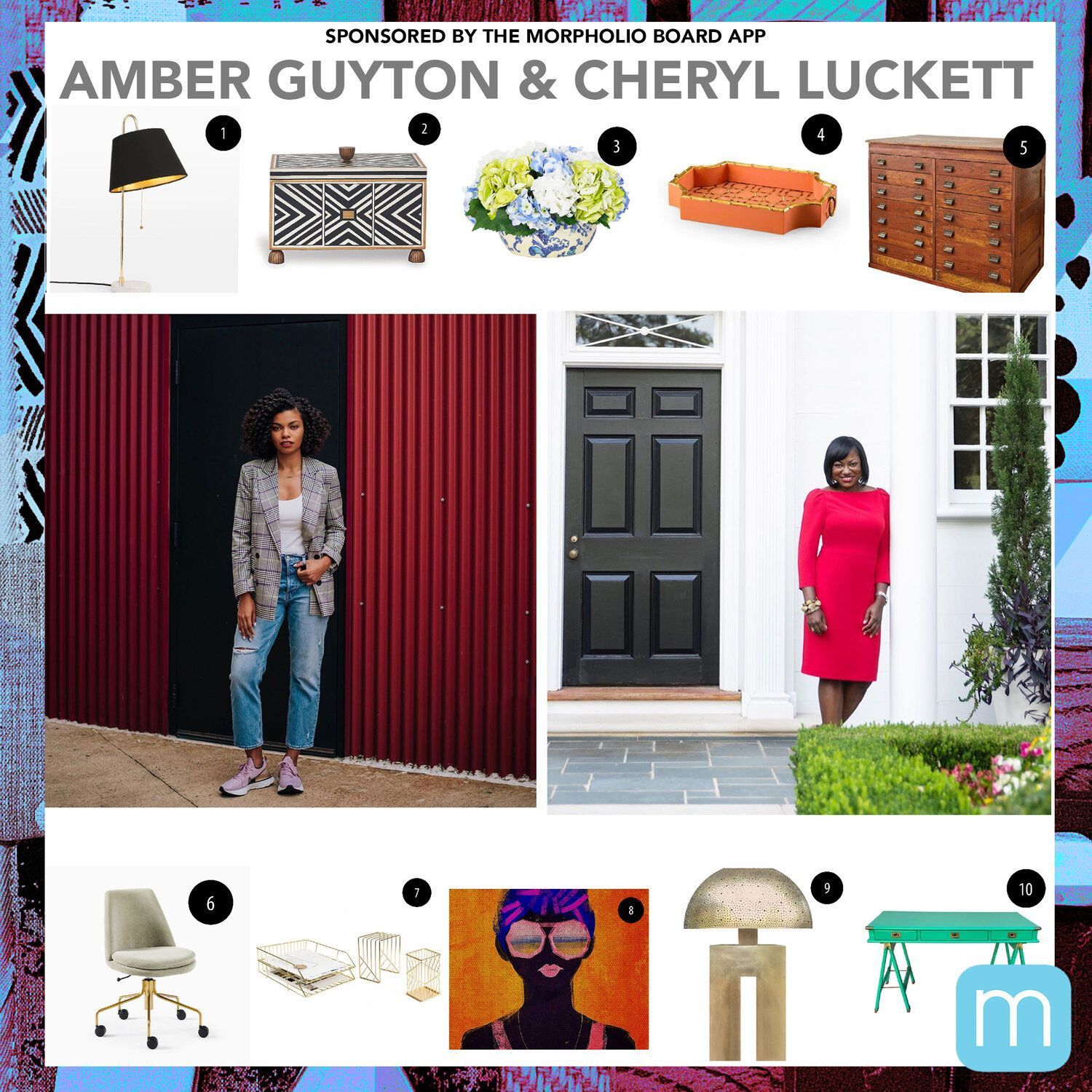 Moodboard Amber Guyton & Cheryl Luckett