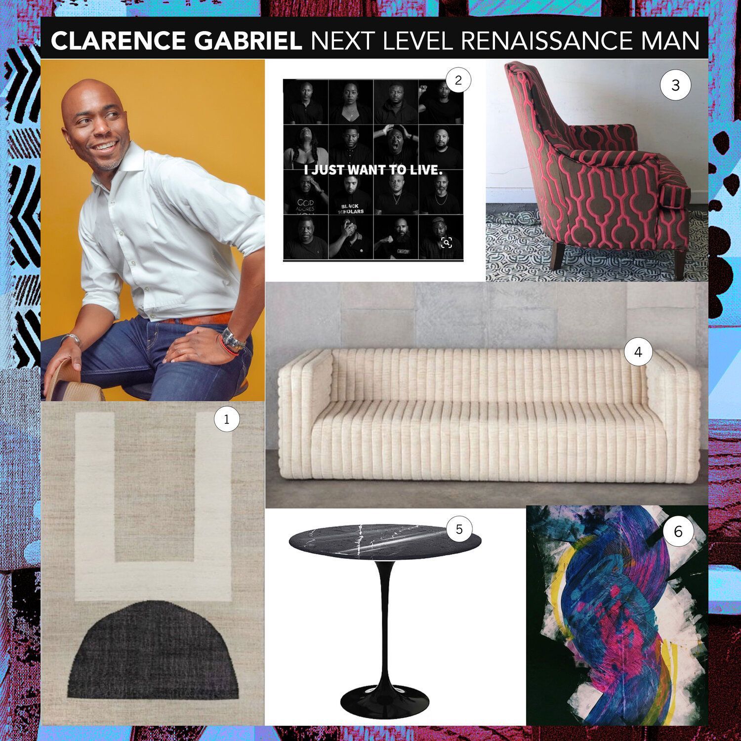 Moodboard Clarence Gabriel