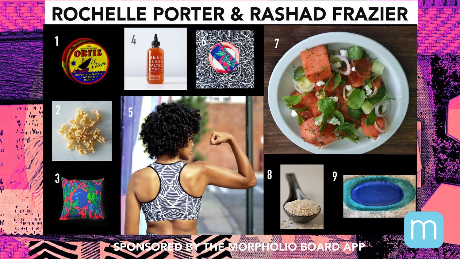 Moodboard Rochelle Porter & Rashad Frazier