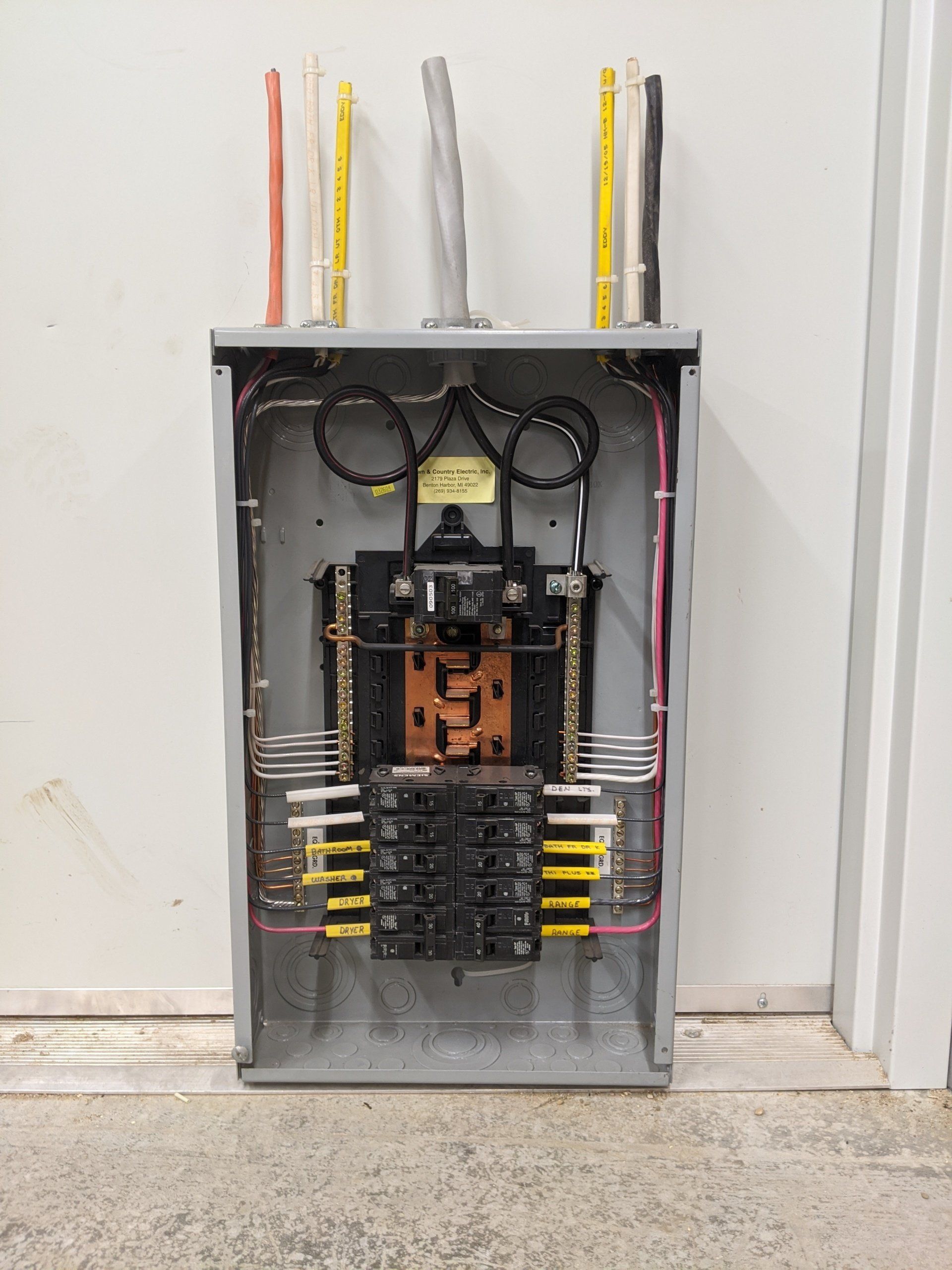 Electrician Cutting Cable — Benton Harbor, MI —  Town & Country Plumbing & Electric Services, Inc.