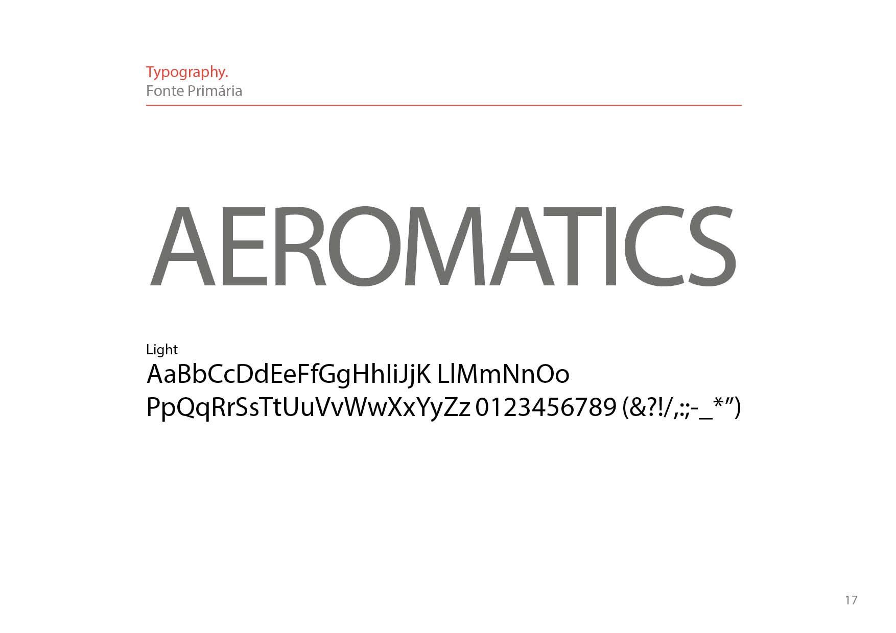 Exibição de tipografia: