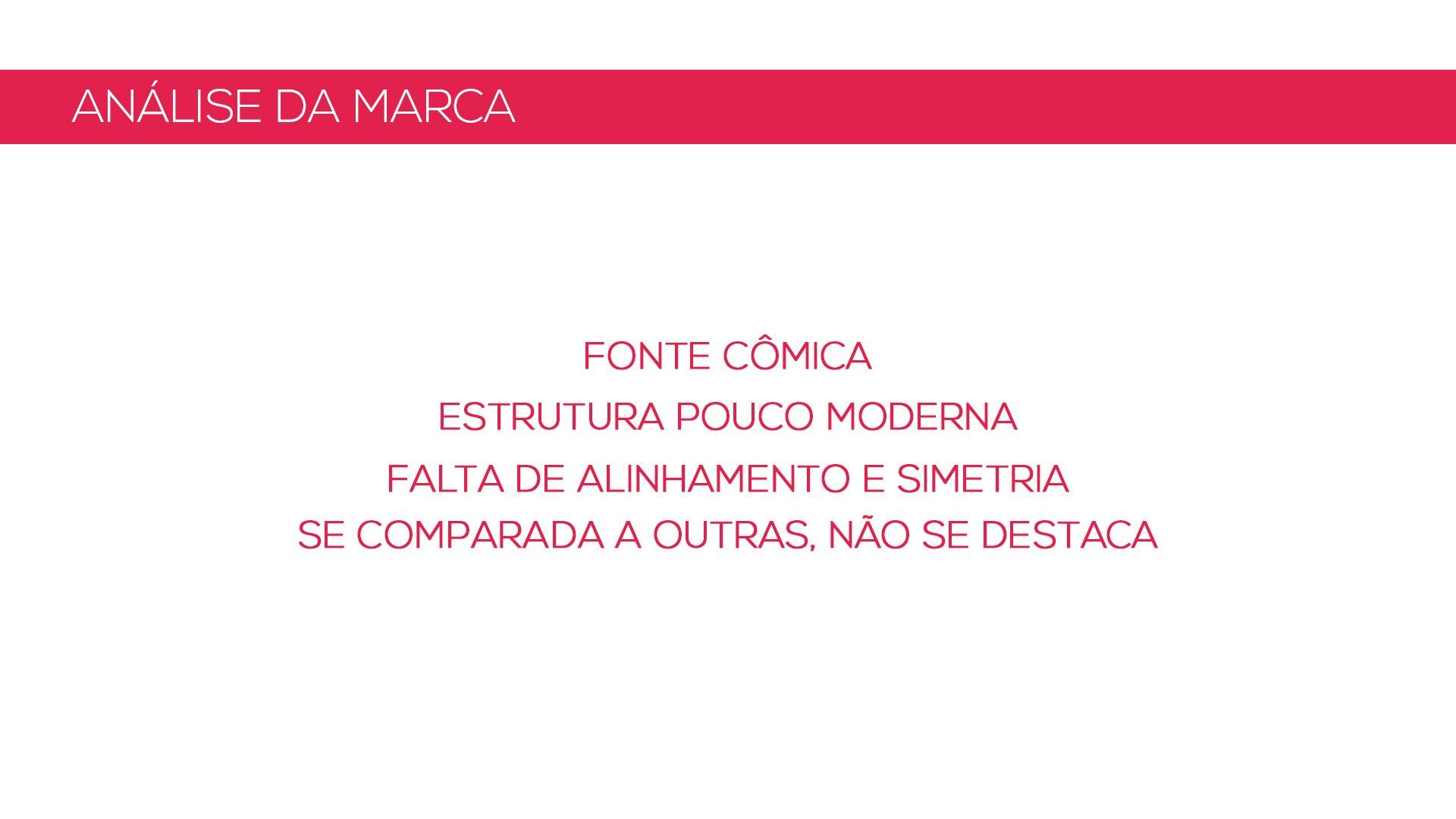 Um slide com o cabeçalho rosa