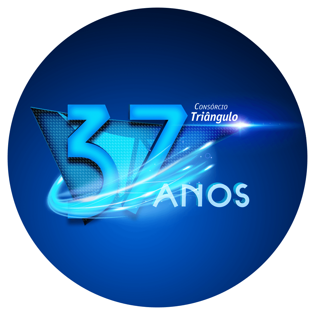 Logotipo do círculo azul para o