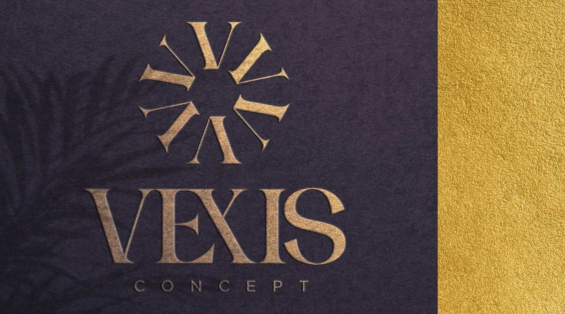 Logotipo com um design estilizado em