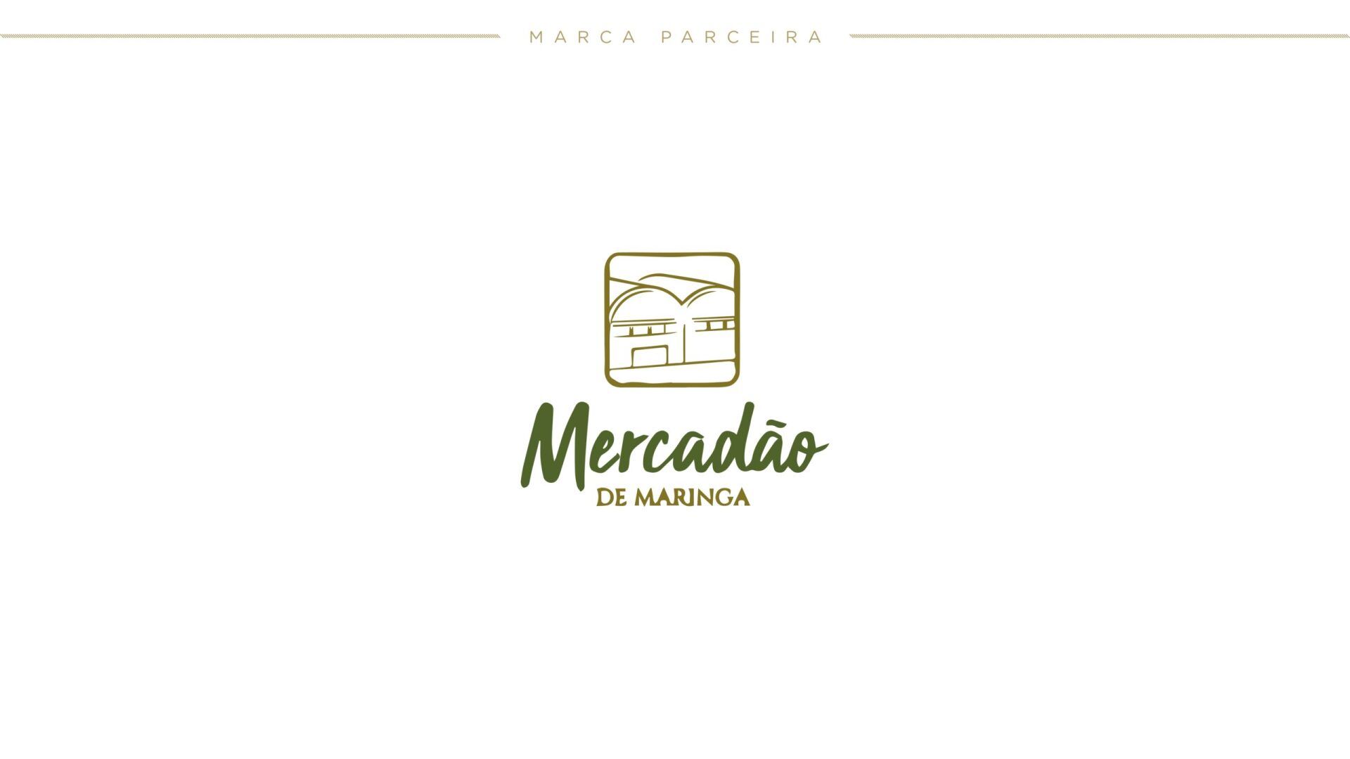 Um logotipo para uma empresa chamada mercado está em um fundo branco.