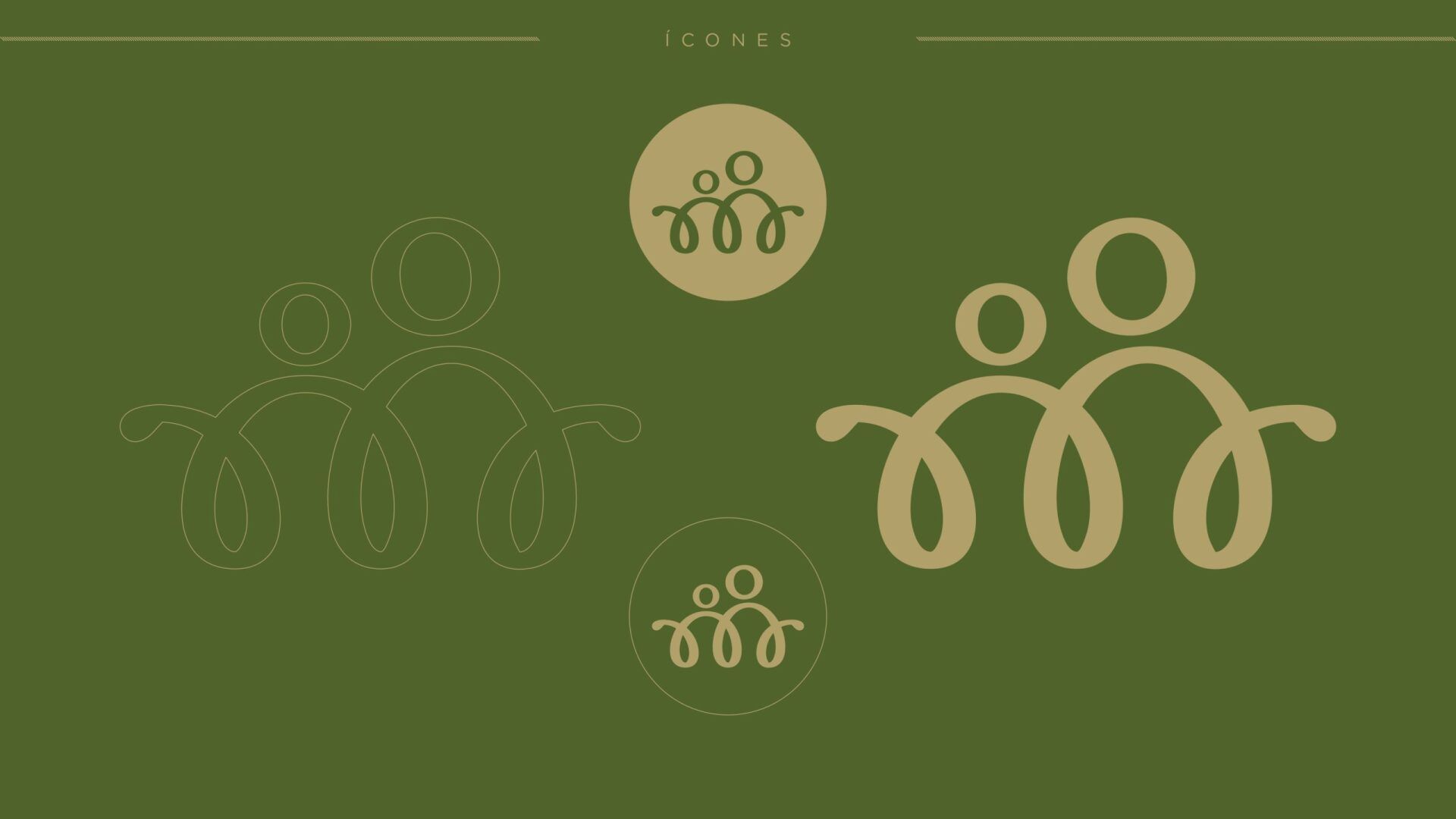 Um grupo de pessoas em pé, uma ao lado da outra, sobre um fundo verde.