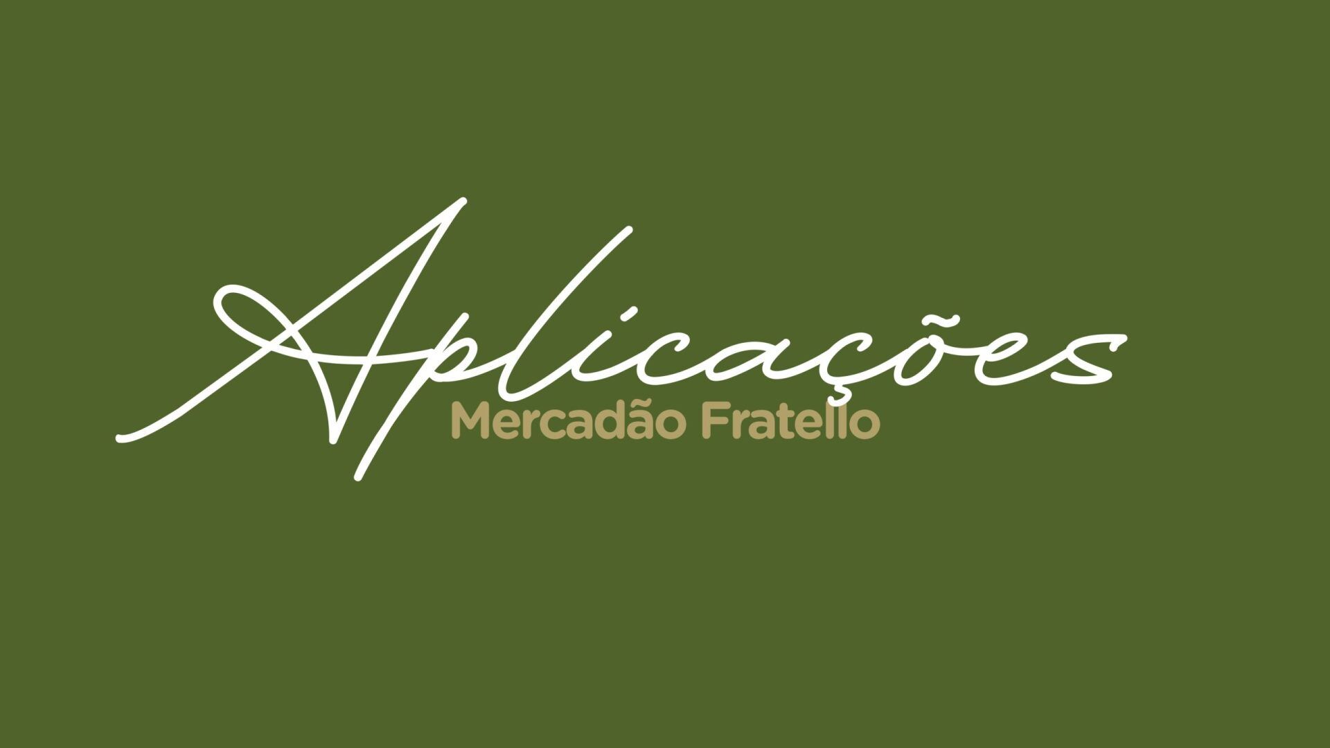 Um fundo verde com a palavra aplicações nele