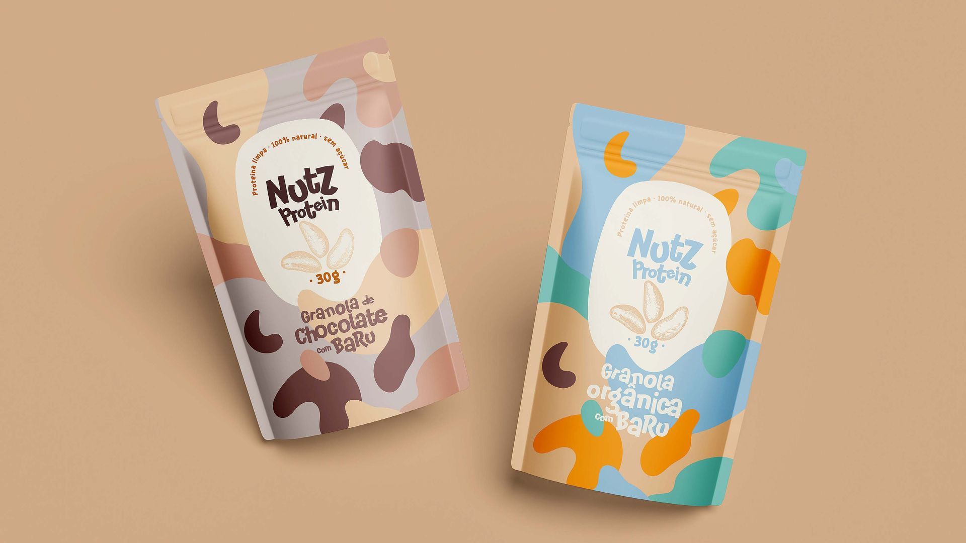 Dois sachês de lanches