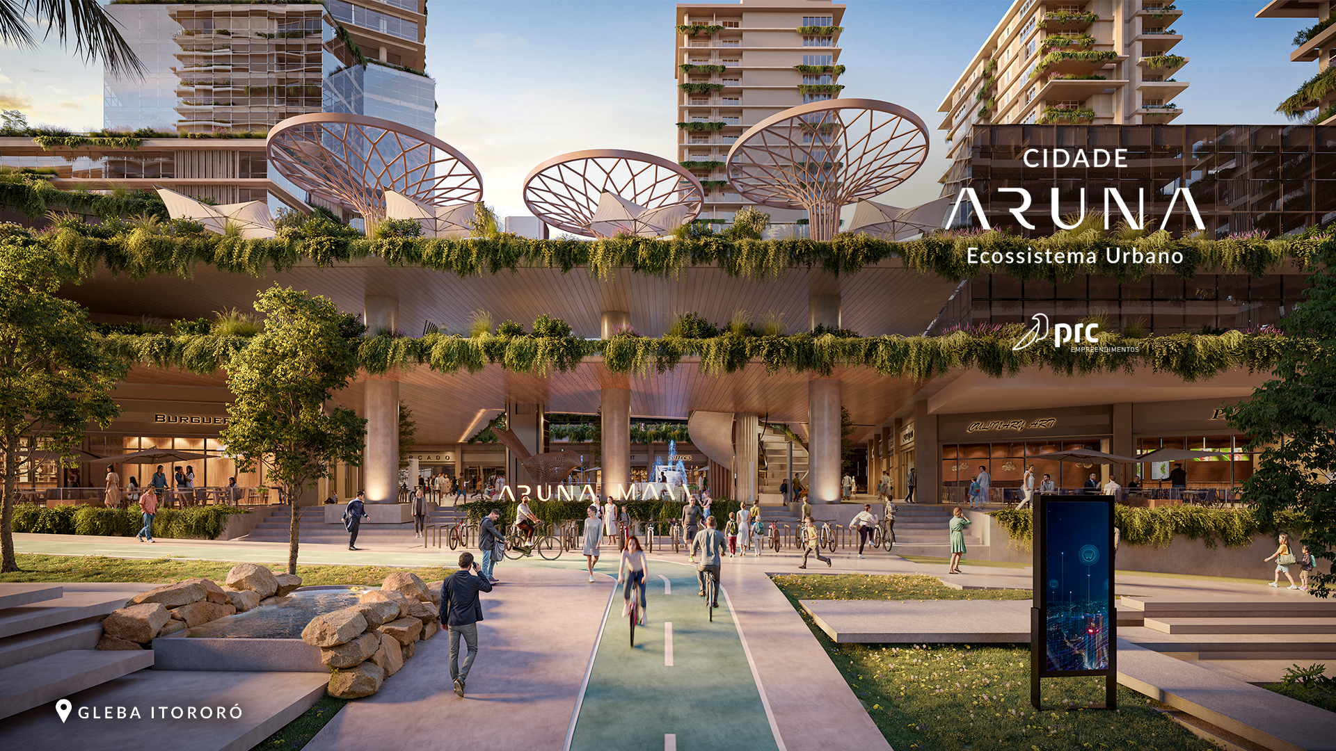 Representação da paisagem urbana de 