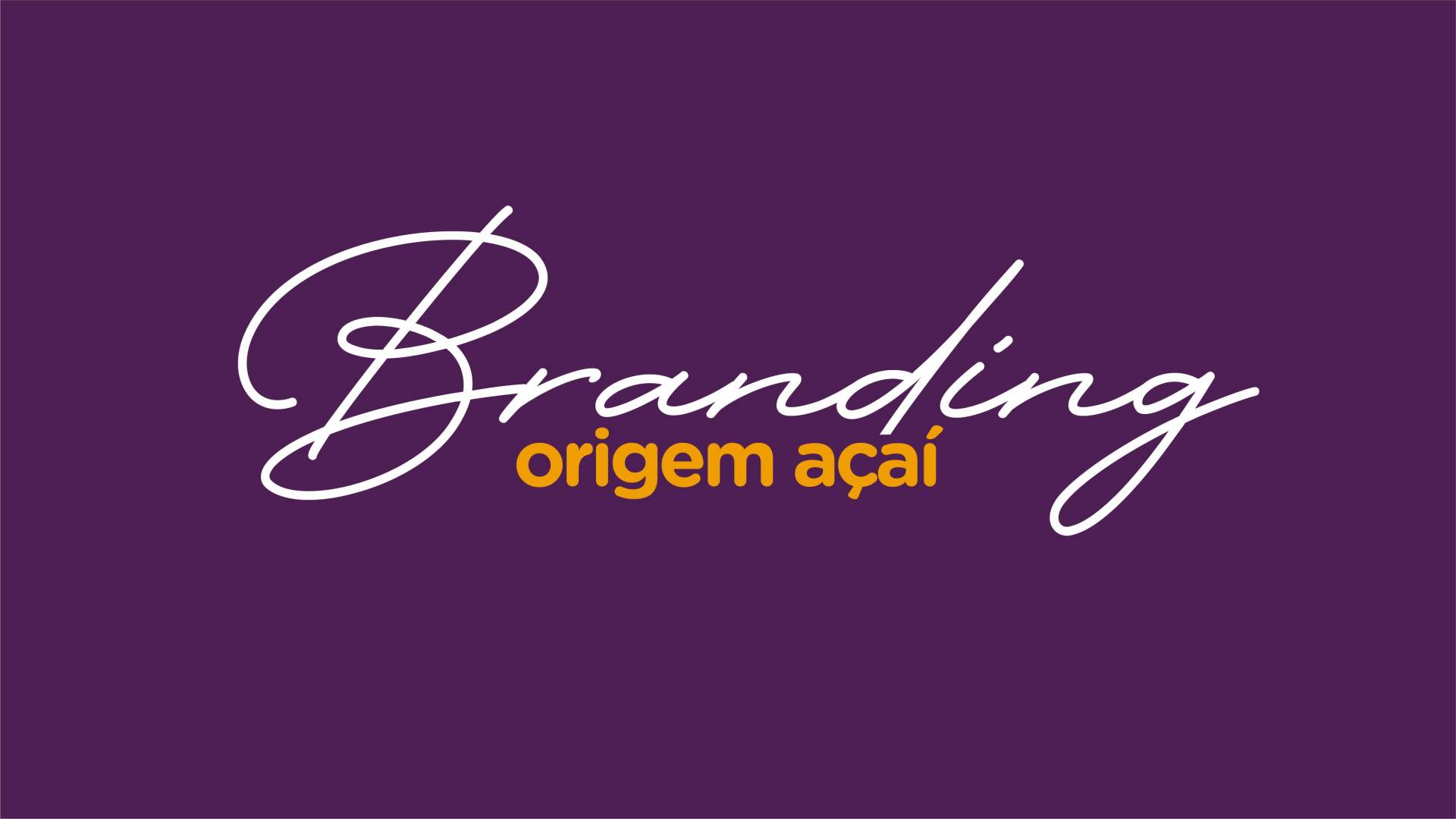 A purple background with the word branding on it