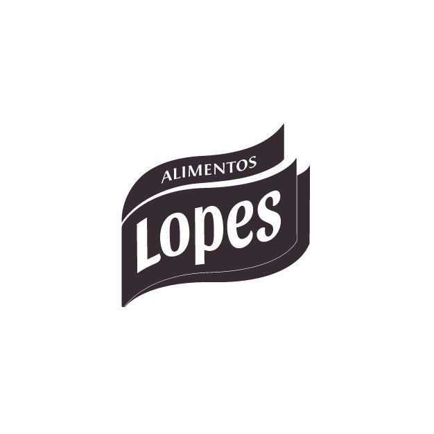 Um logotipo para lopes alimentos em um fundo branco