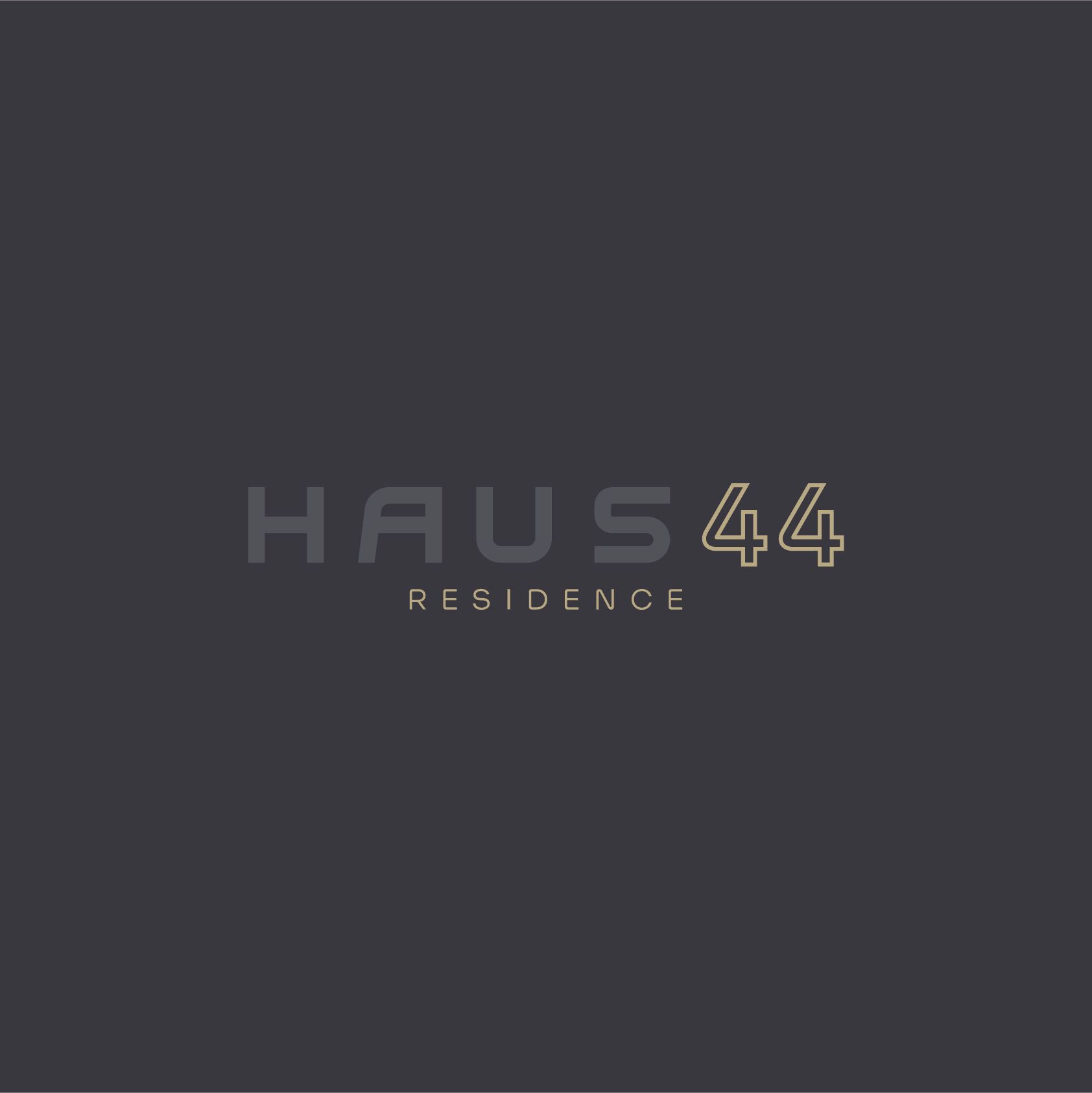 Logotipo da Residência Haus 44, com