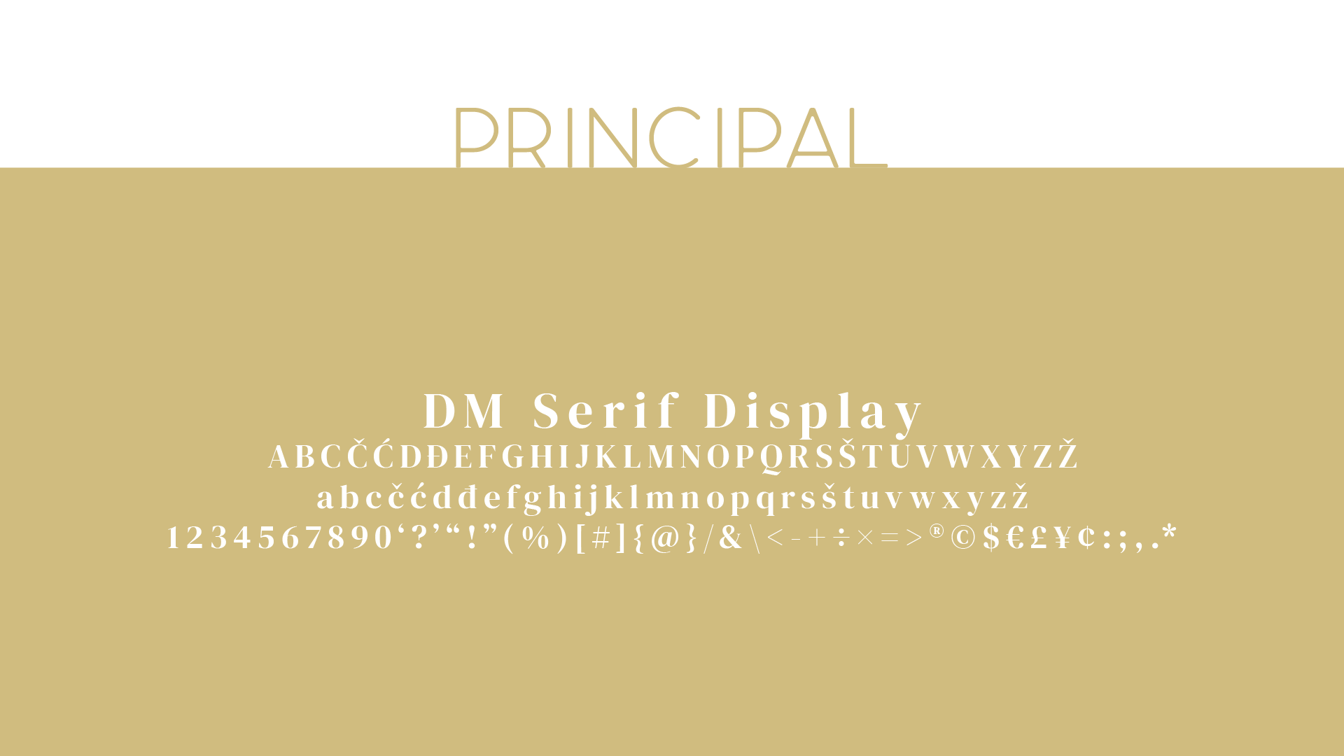 Texto sobre fundo dourado, exibindo a fonte