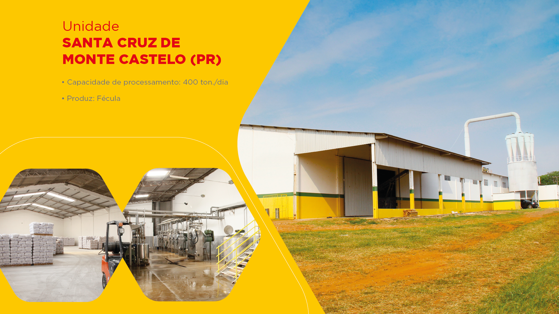 Uma foto de um armazém em santa cruz de monte castelo