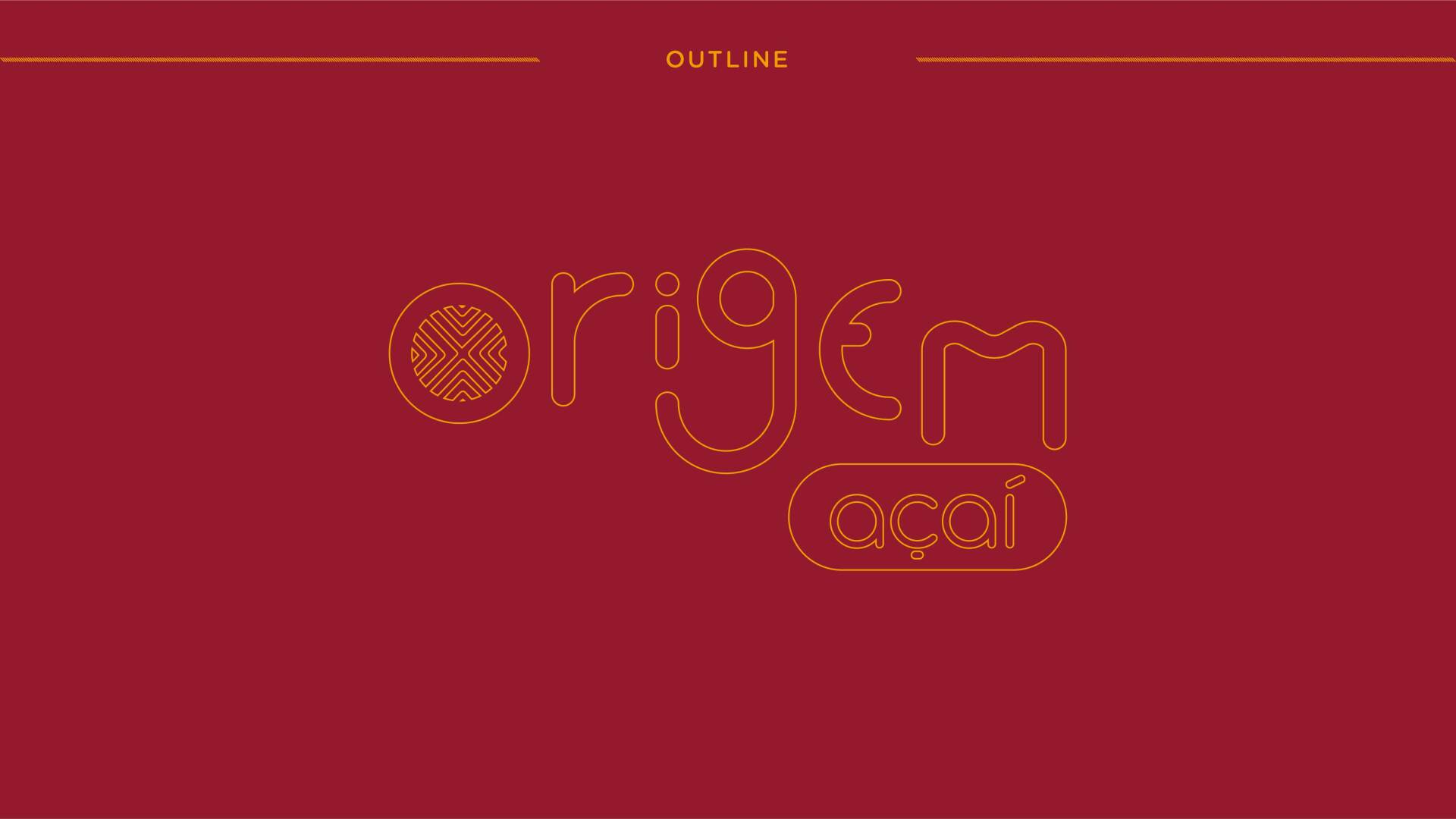 A red background with the word origem written on it.