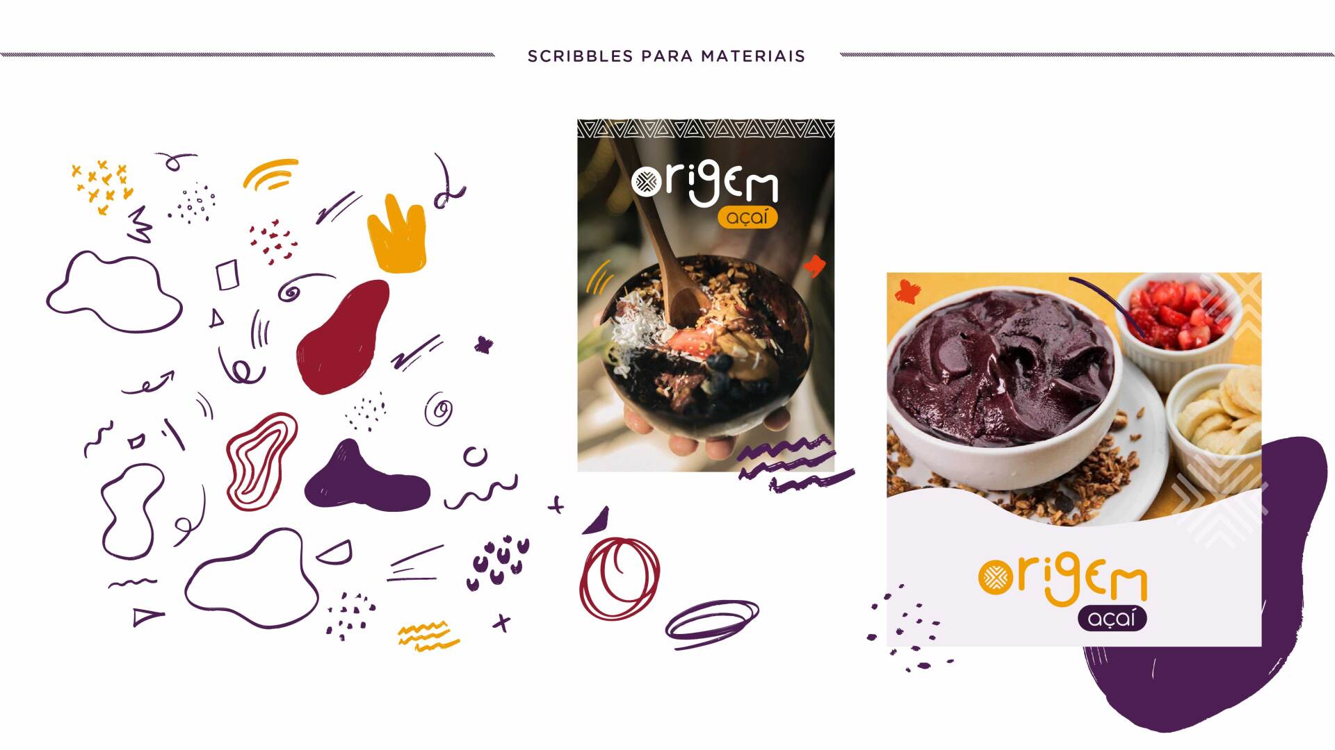 There is a picture of a bowl of açai and a picture of a bowl of açai.