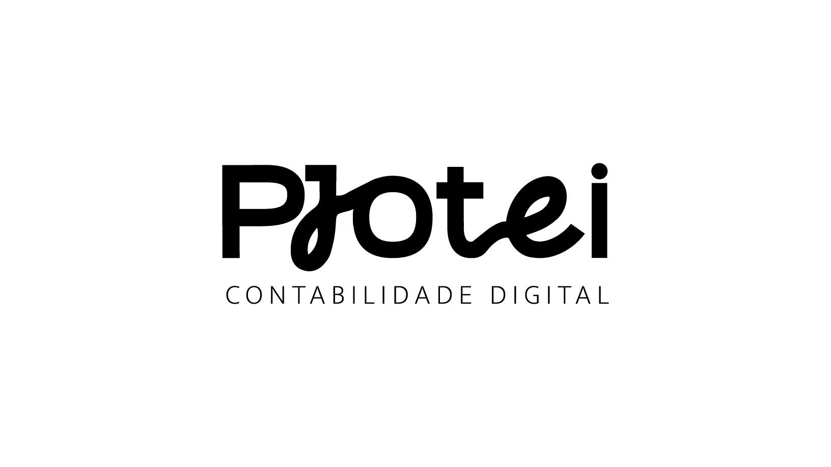 Um logotipo em preto e branco para uma empresa chamada protei.