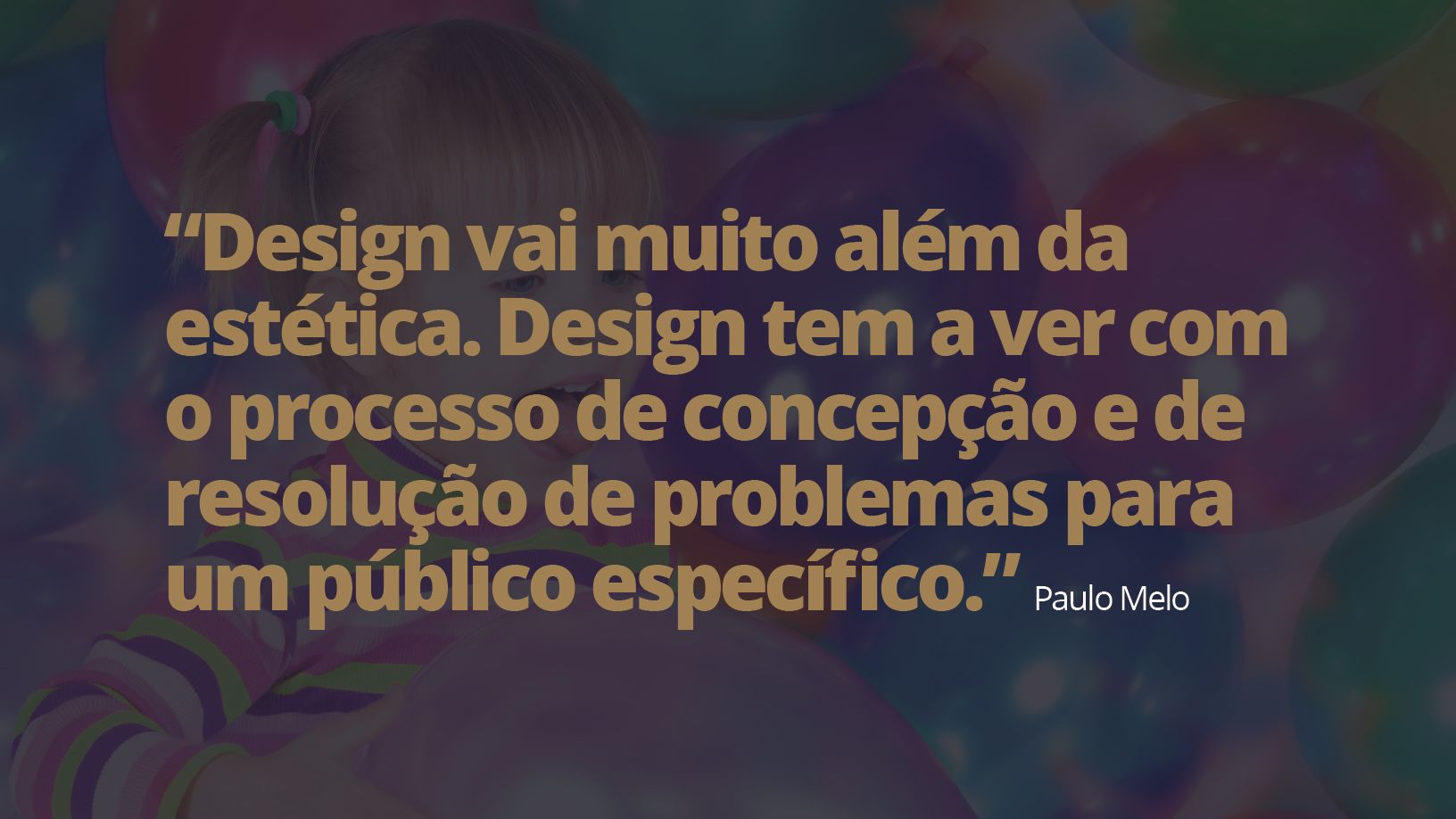 Citação em fundo desfocado: