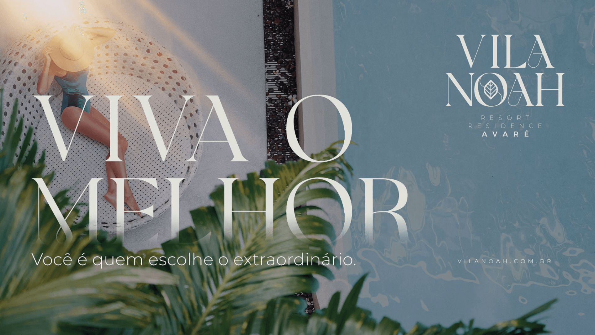 Um cartaz que diz viva o melhor nele