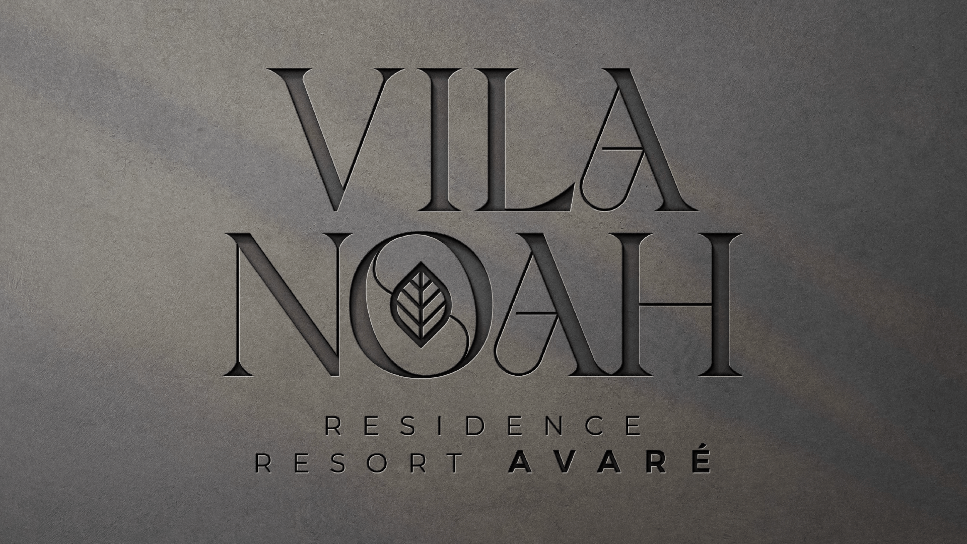 Uma placa para o resort vila noah residence avare