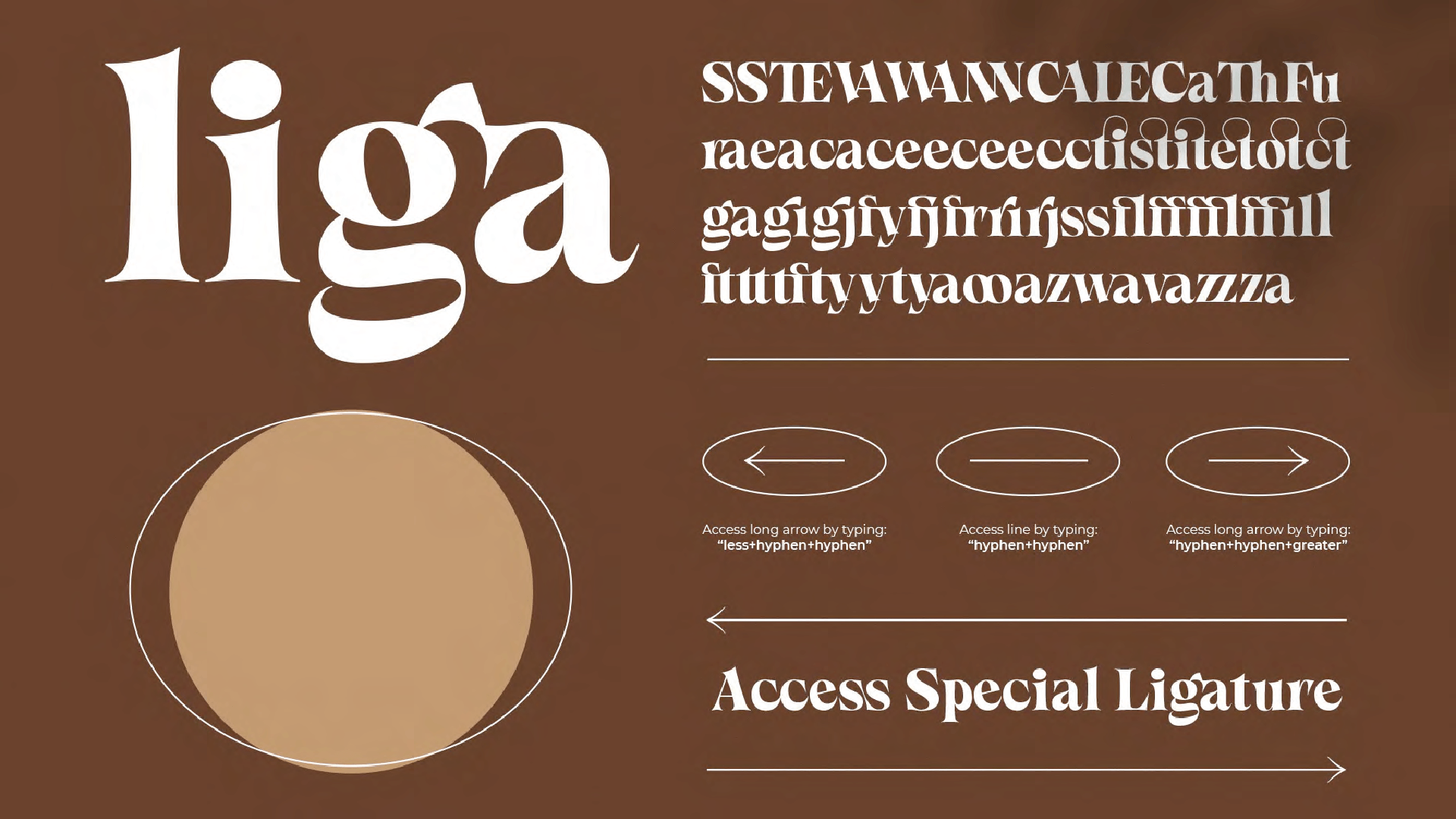 A palavra liga que está em um fundo marrom