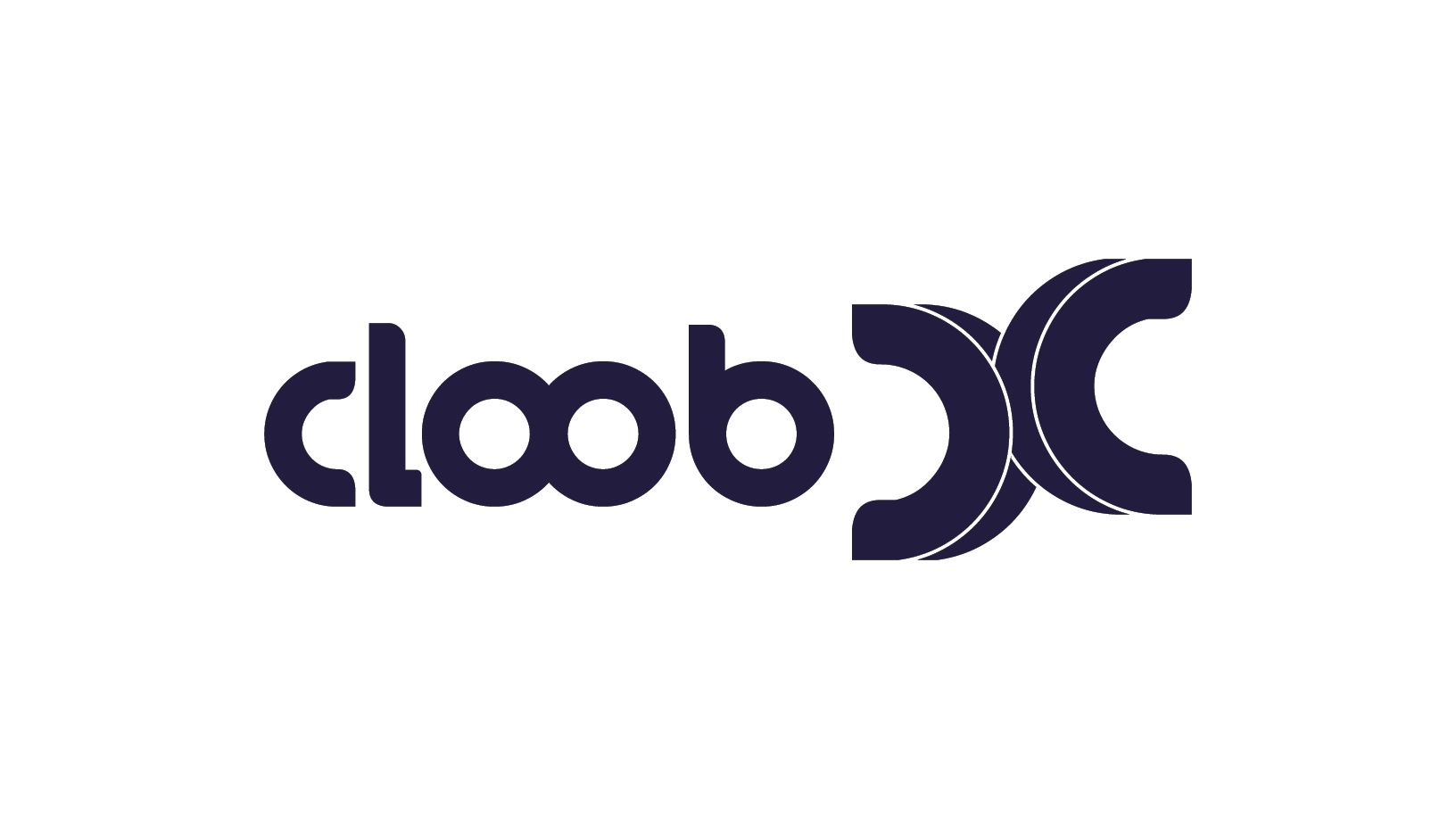 Logotipo da empresa Cloob. A palavra