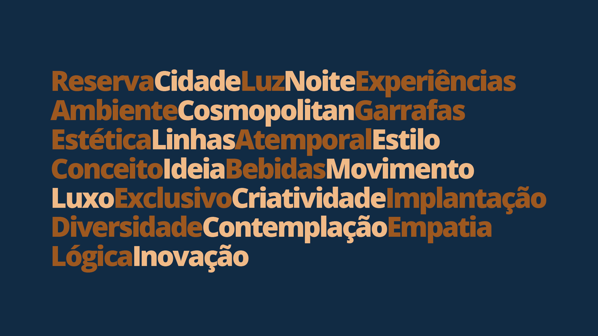 Um fundo azul com um monte de palavras nele