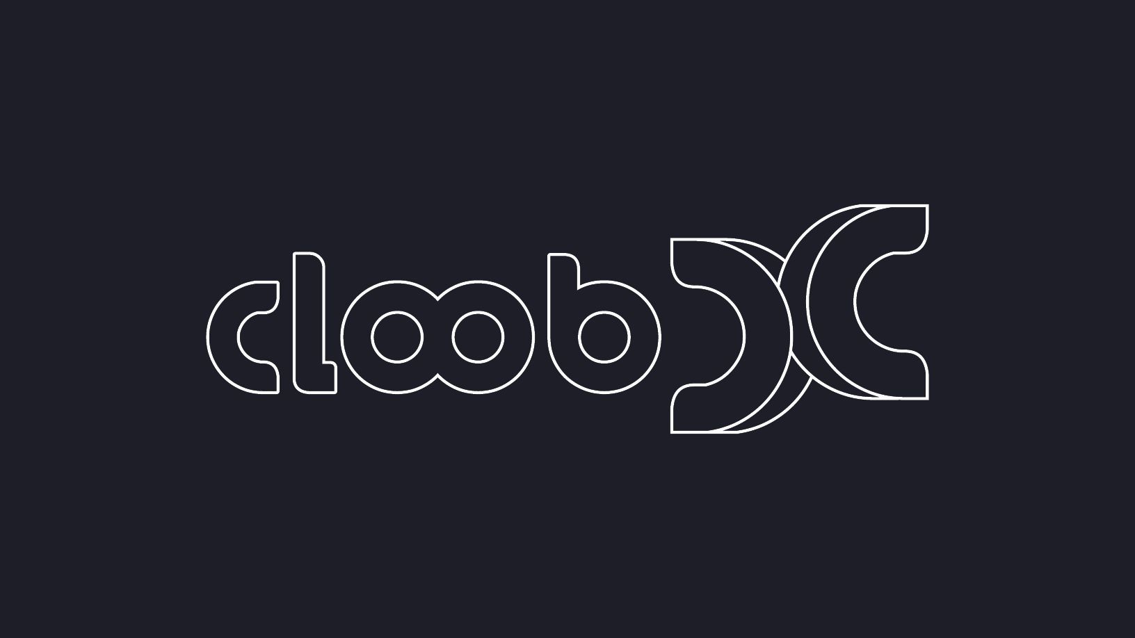 Texto de contorno branco