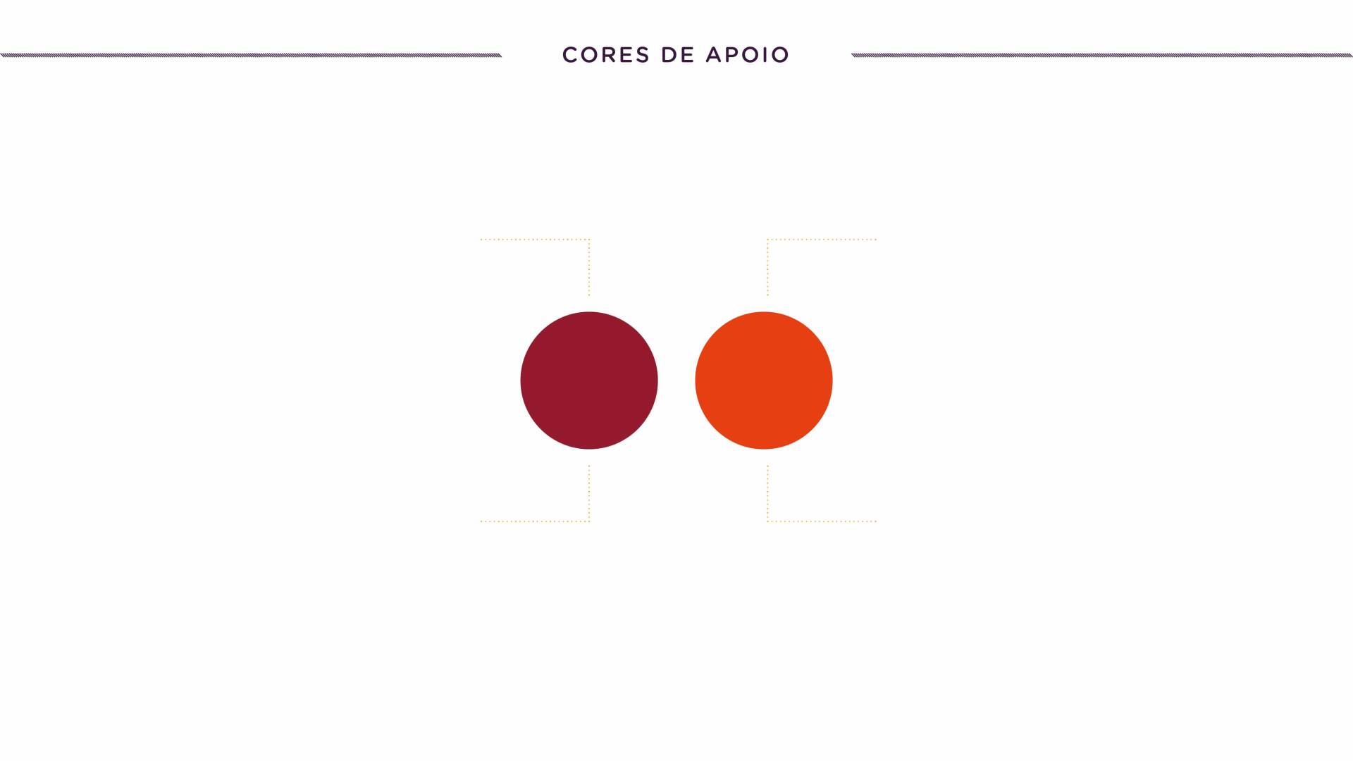 Two red circles are floating in the air on a white background.