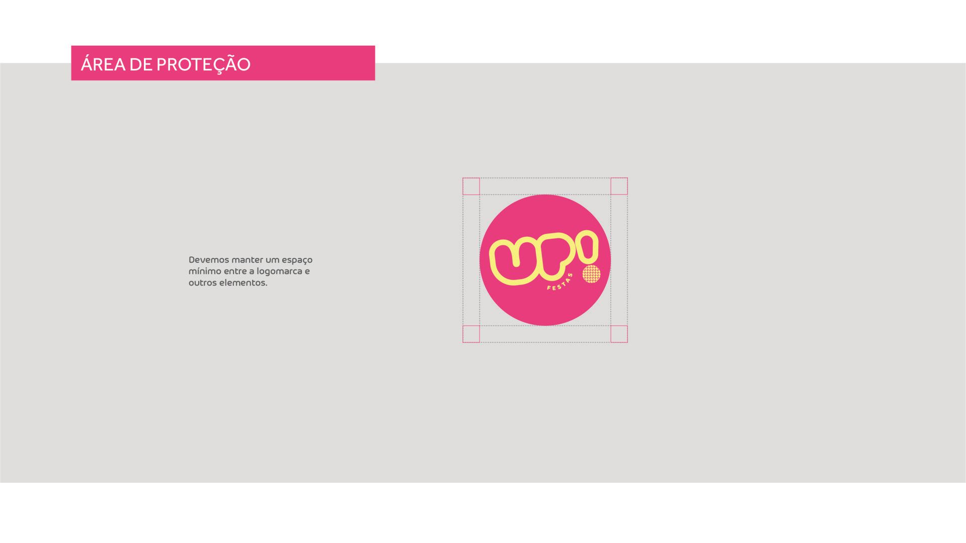 Um logotipo rosa em um círculo sobre um fundo branco.