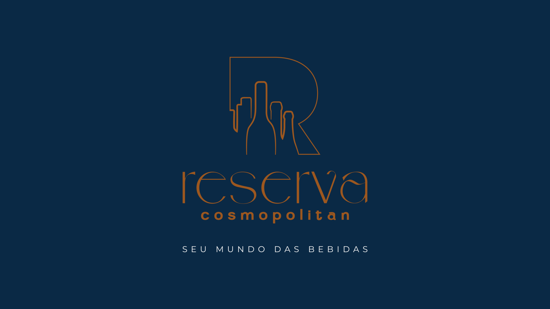 O logotipo da reserva cosmopolitan está em um fundo azul.