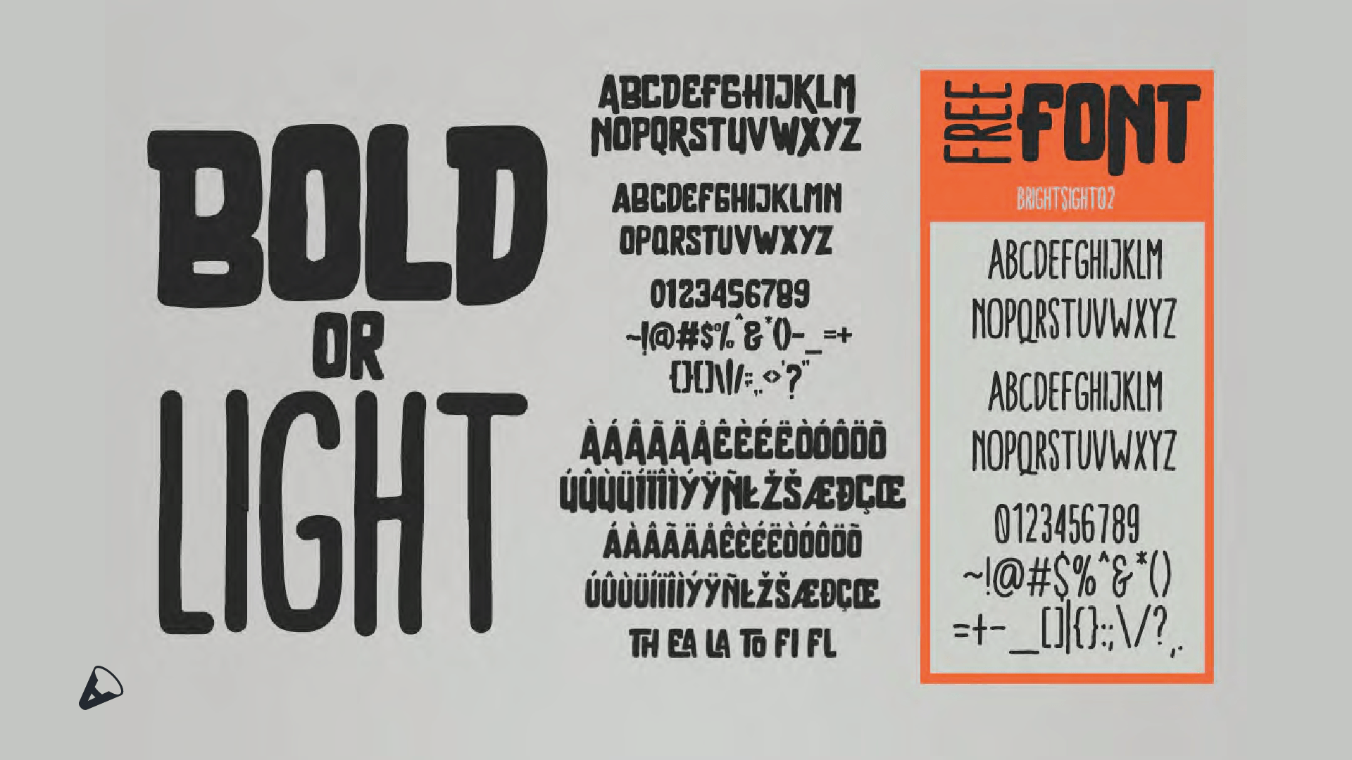 Uma fonte que diz negrito ou claro nela