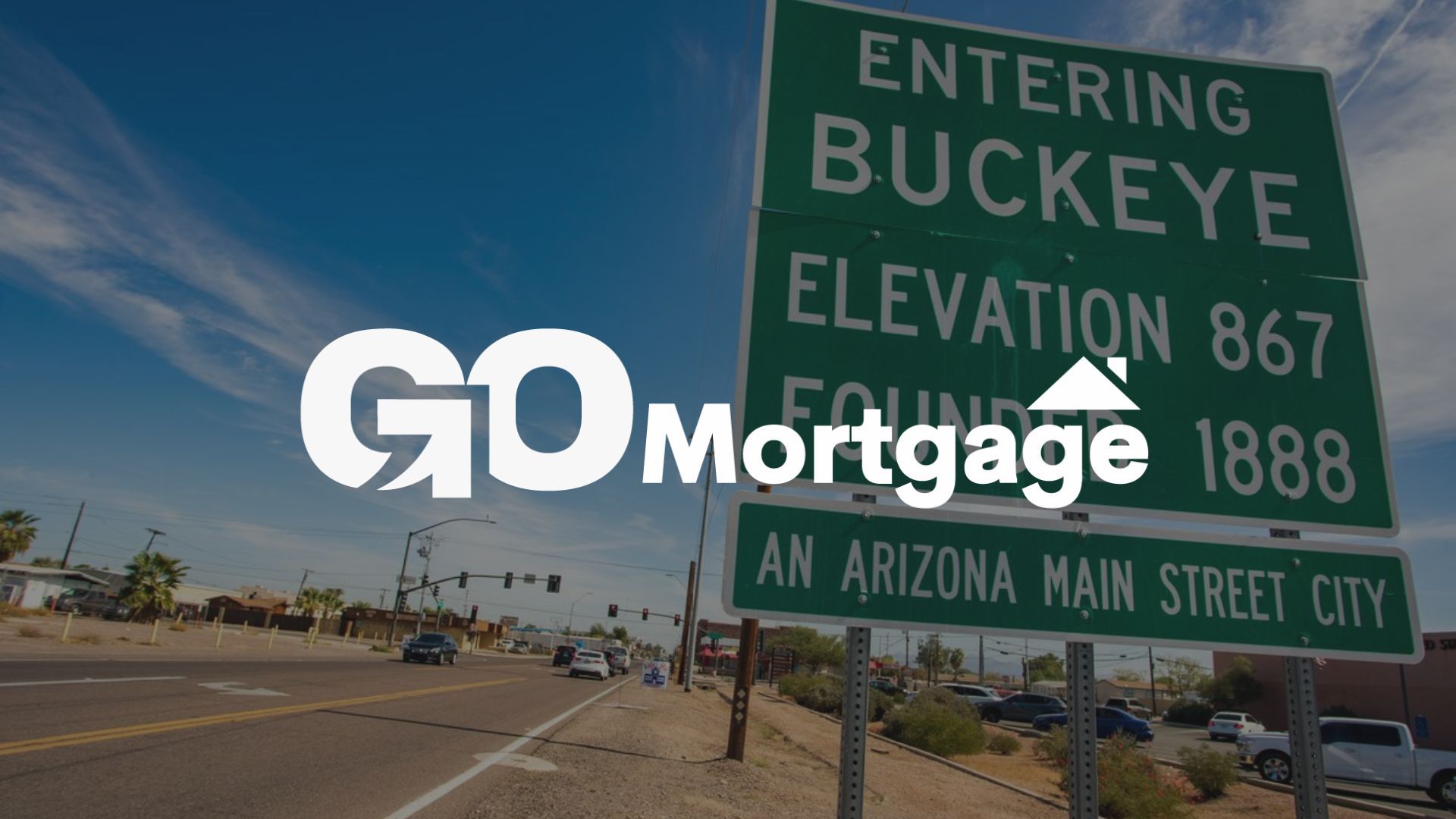 Go Mortgage logo overlaid on a green 