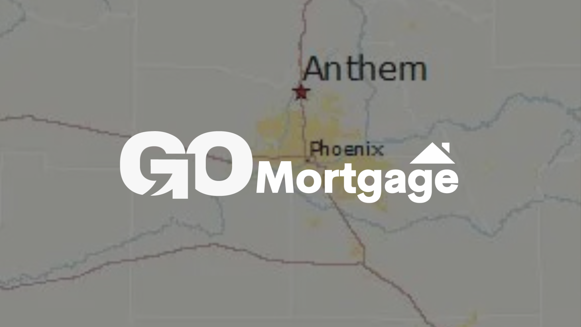 Map of Anthem, Arizona with the