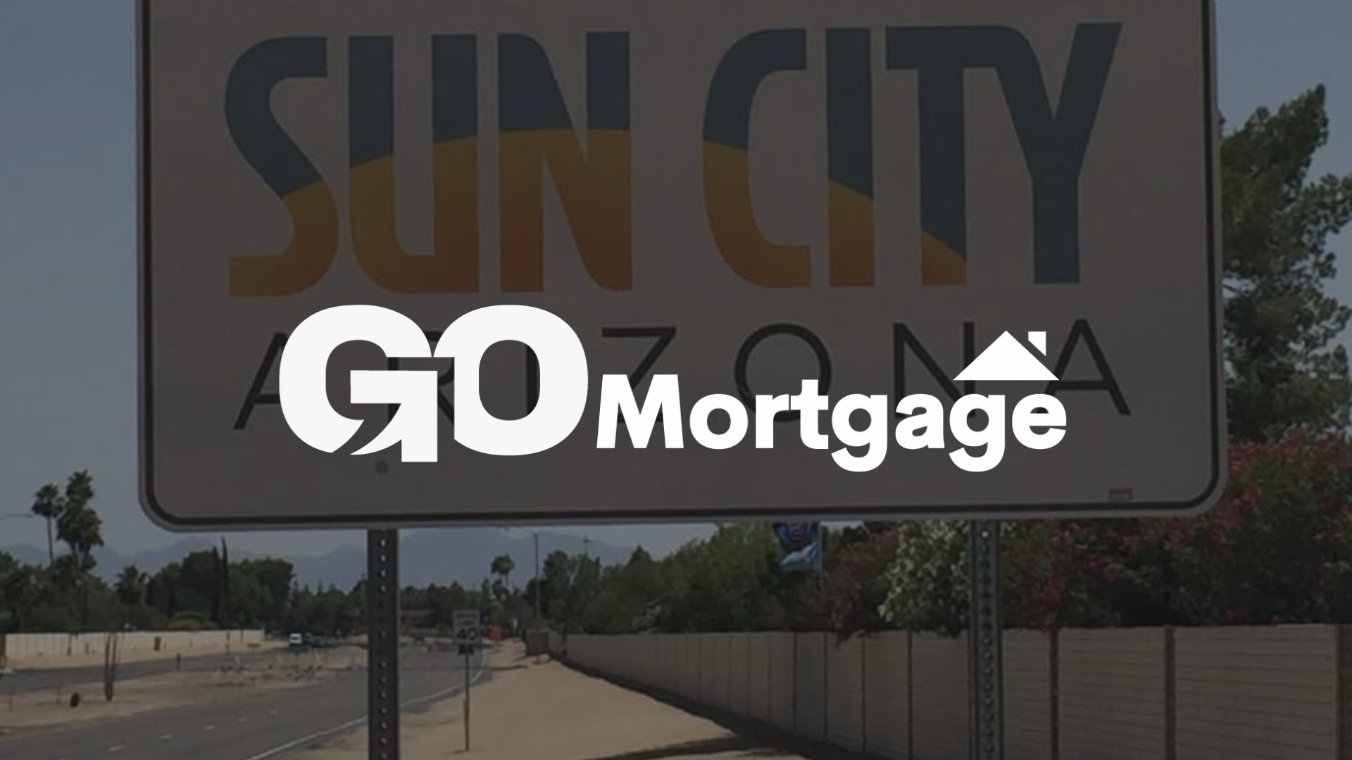 Sign for Sun City, Arizona with