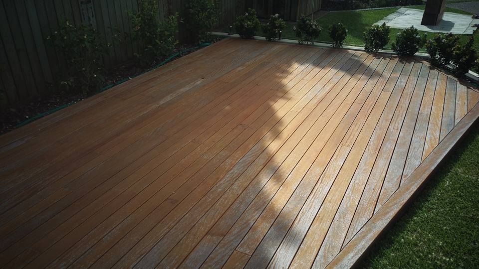 Old Wooden Deck On Top Of A Lush Green Lawn — Shane's Painting & Timber Restorations In East Toowoomba, QLD