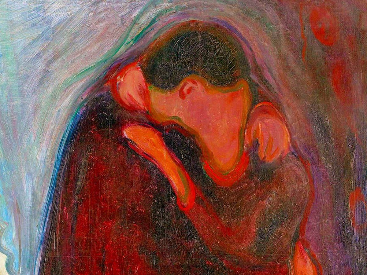 Edvard Munch bacio tradimento amanti