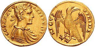 Monete coniate Federico II falco sicilia