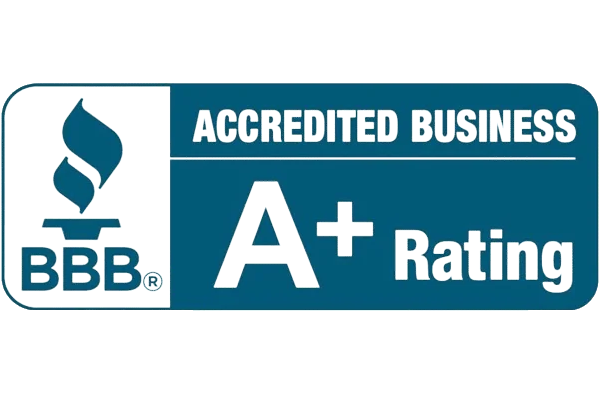 BBB logo: Blue badge,