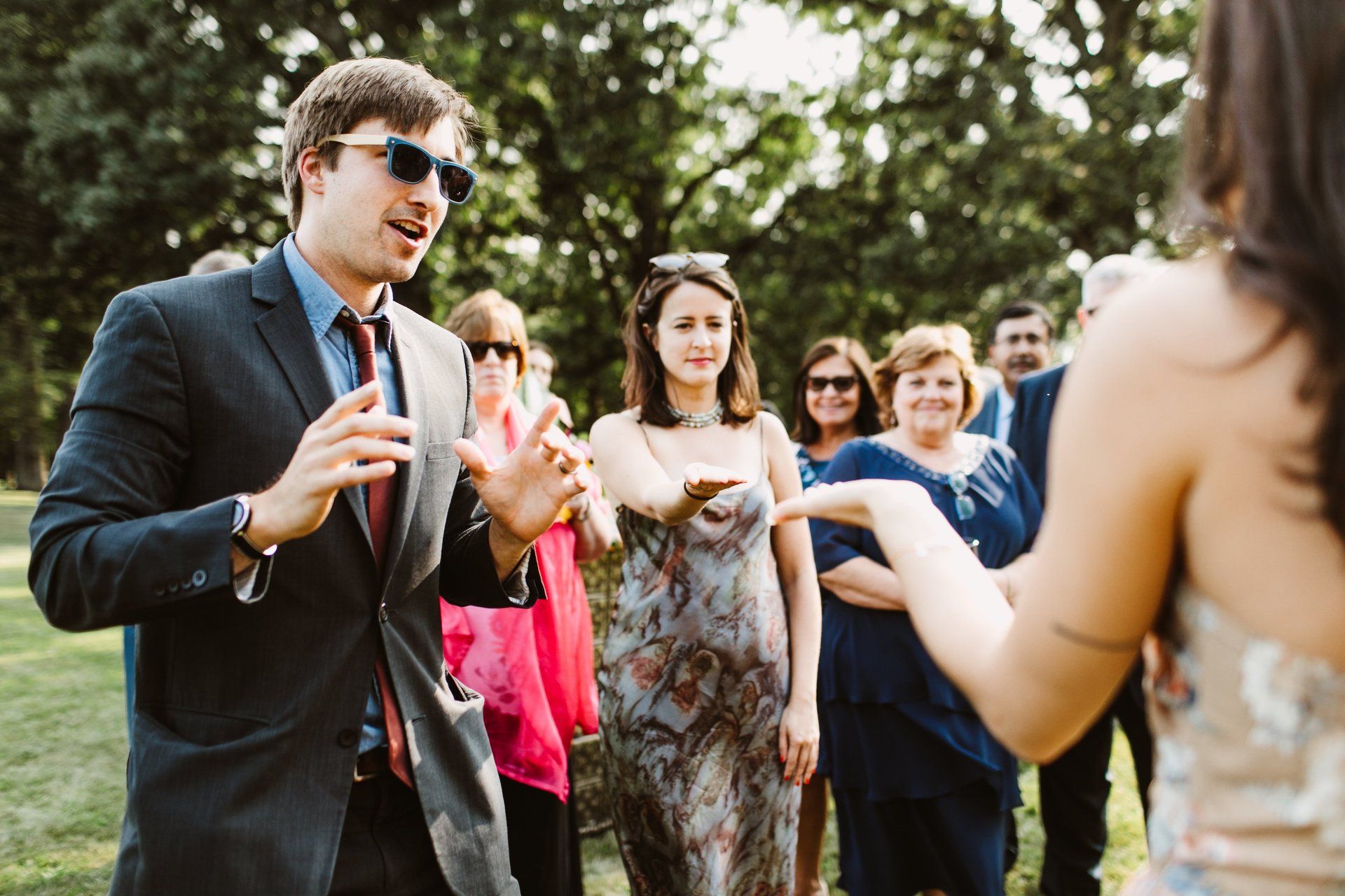 reading minds with the sister of the groom