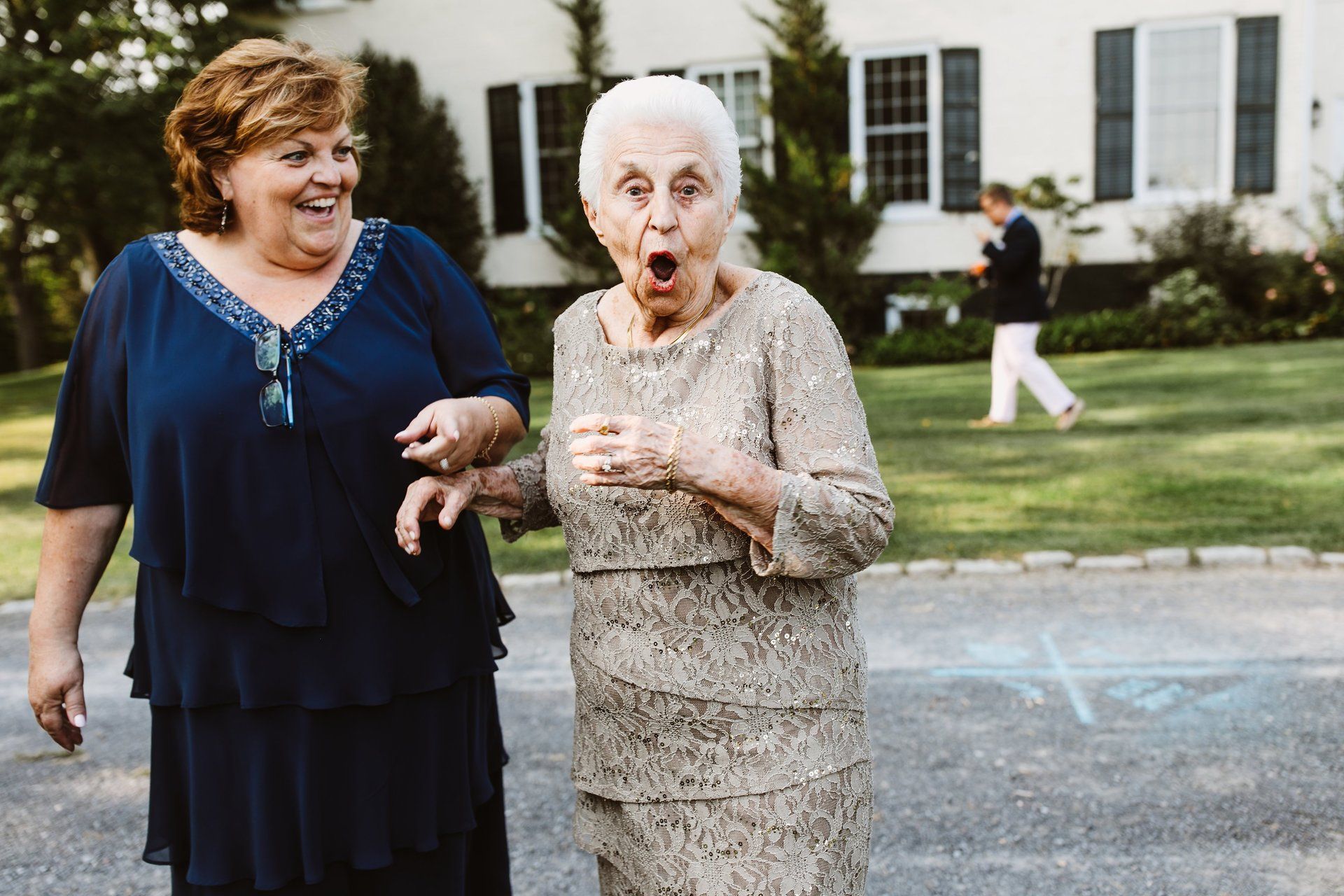 Grandmother in shock